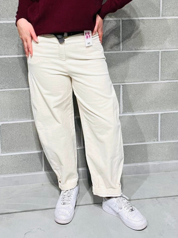 PANTALONI VELLUTO PALLONCINO