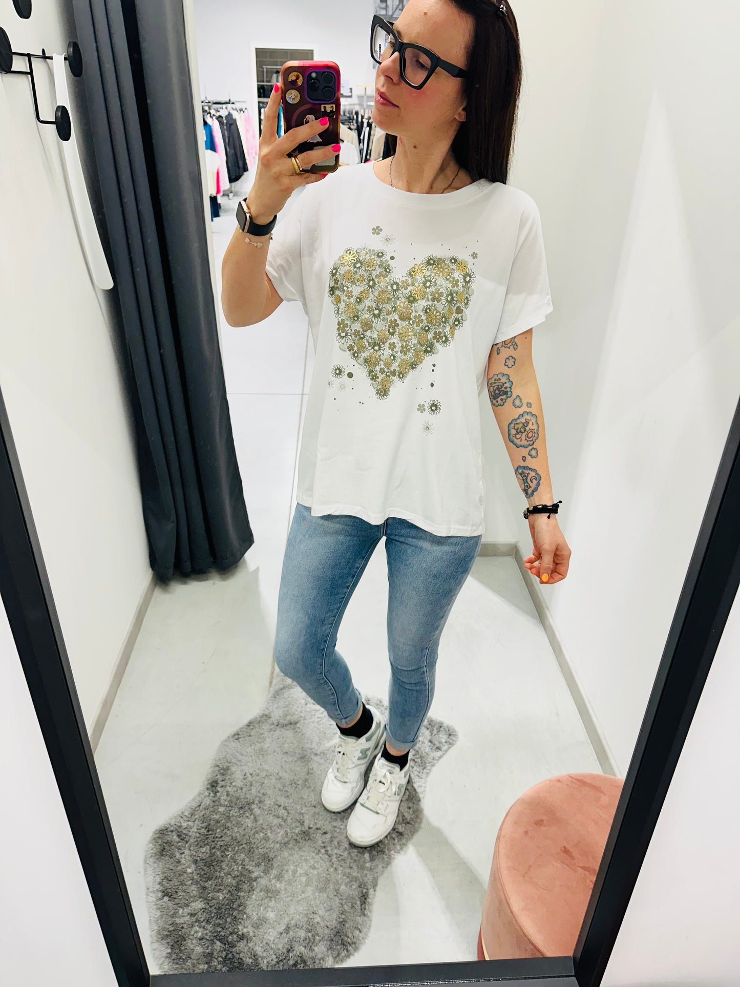 T-SHIRT LUDO CUORE CURVY
