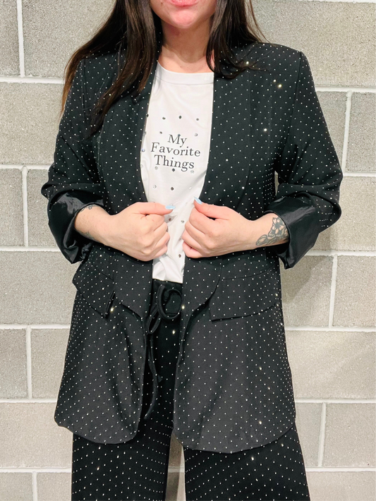 BLAZER BRILLANTINI CURVY