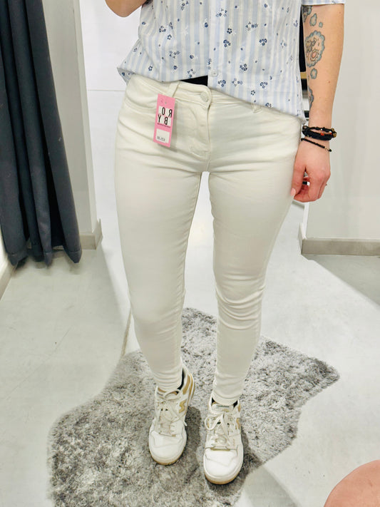 JEANS SKINNY BIANCO