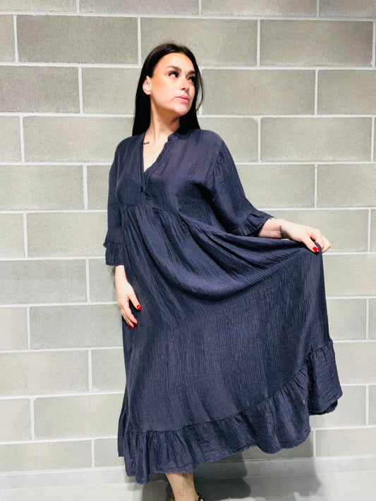 ABITO OVERSIZE VOLANT CURVY