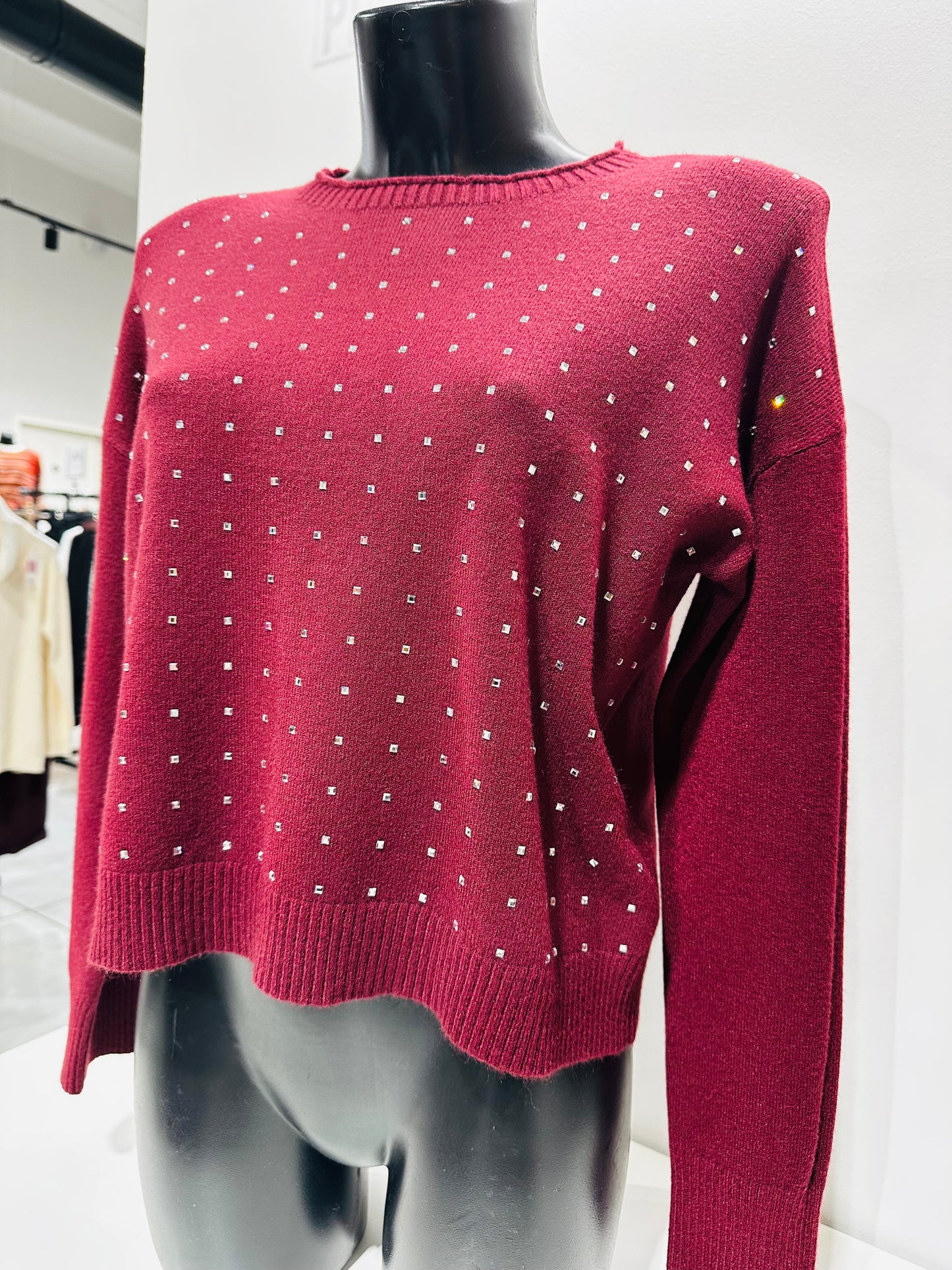 MAGLIONCINO CROP BRILLANTINI