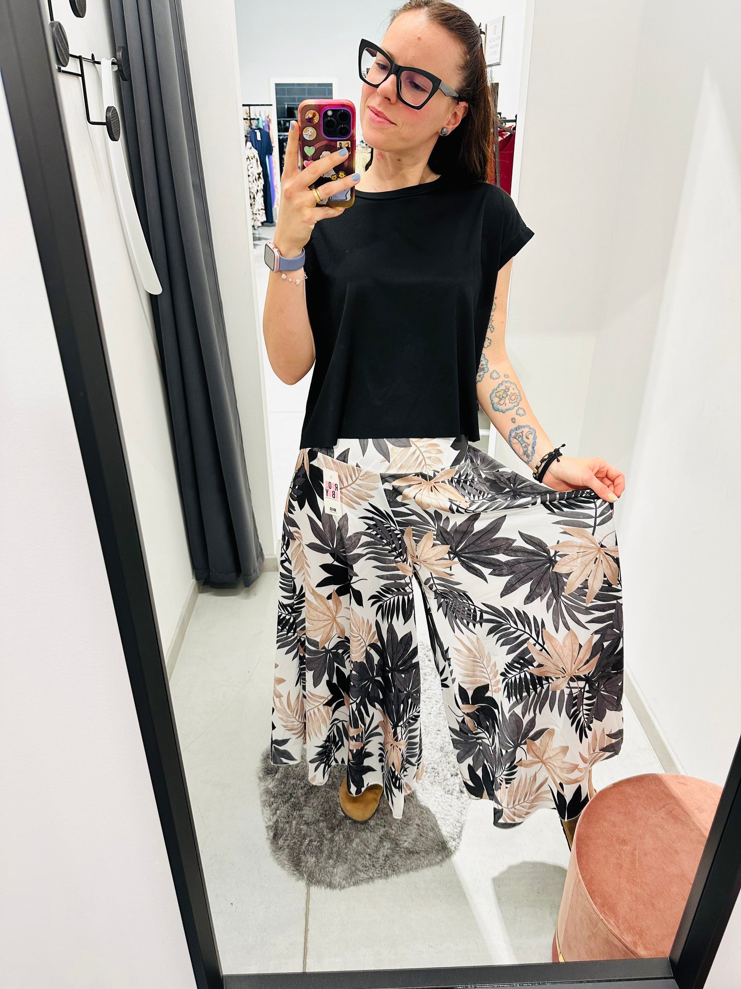 T-SHIRT CROP BASIC VISCOSA