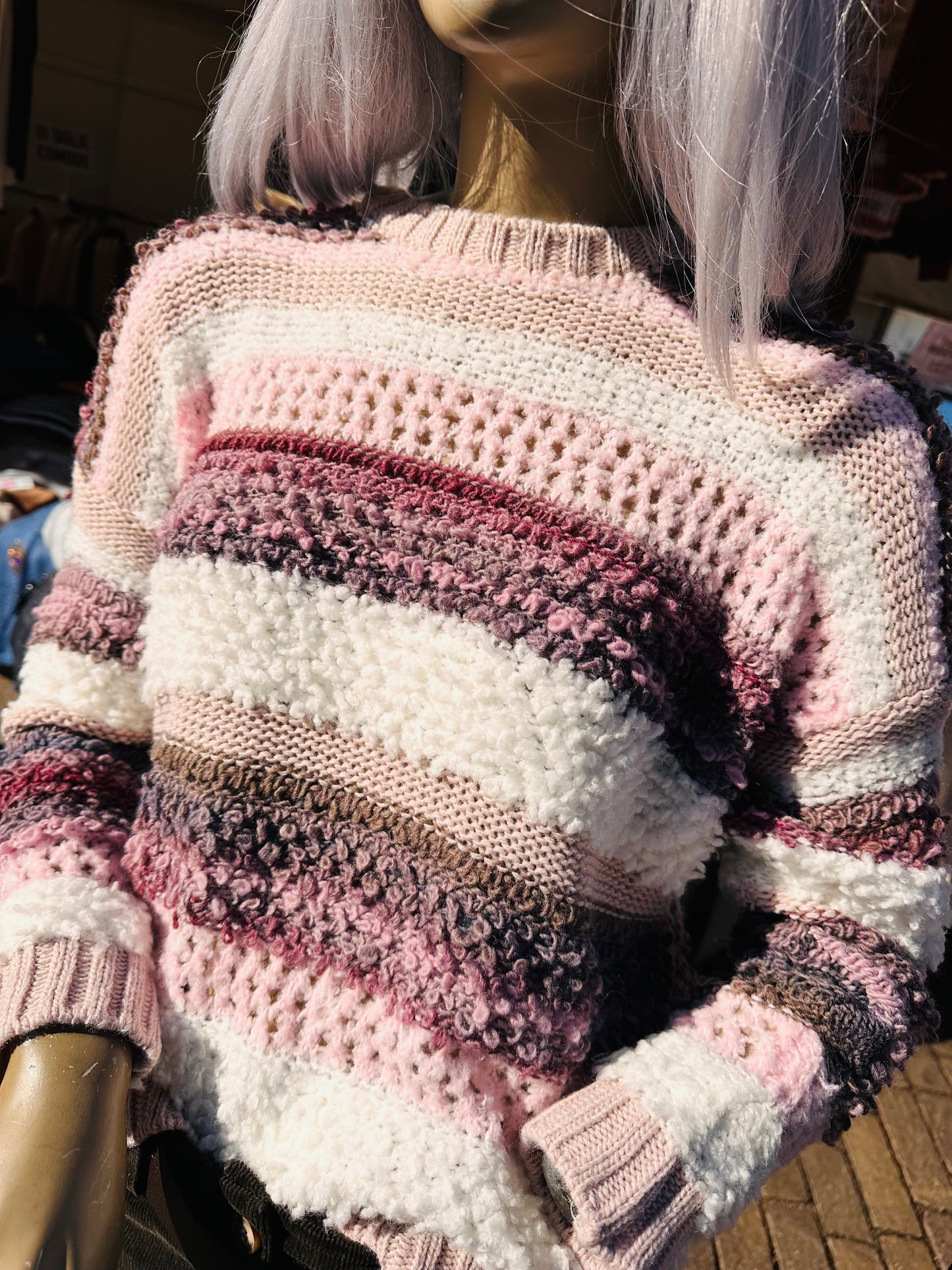 MAGLIONE LAVORATO MISTO LANA MADDY