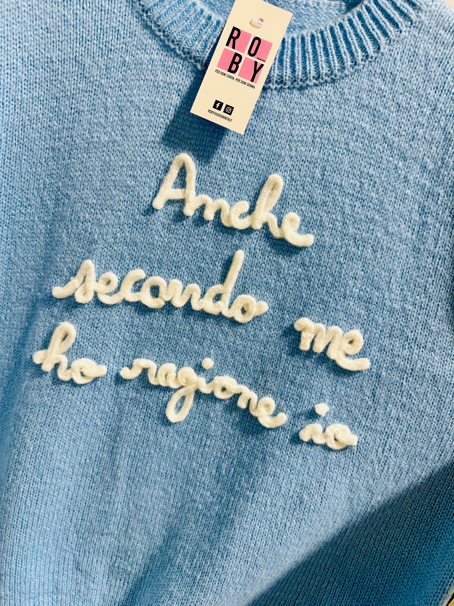 MAGLIONE “Anche secondo me ho ragione io”