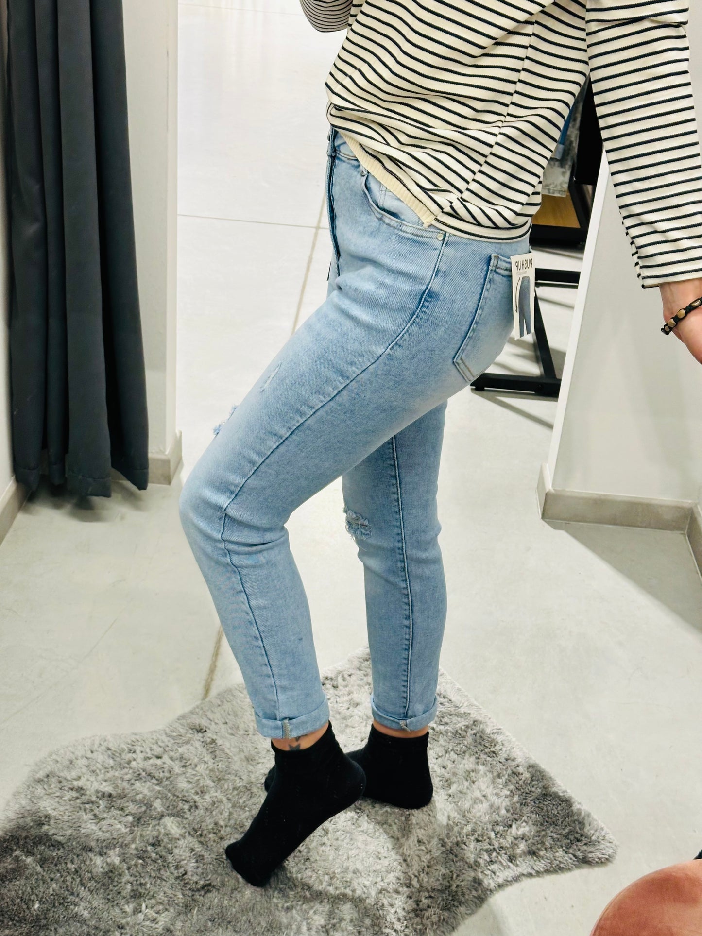 JEANS ROTTURE MISSGOOD CURVY