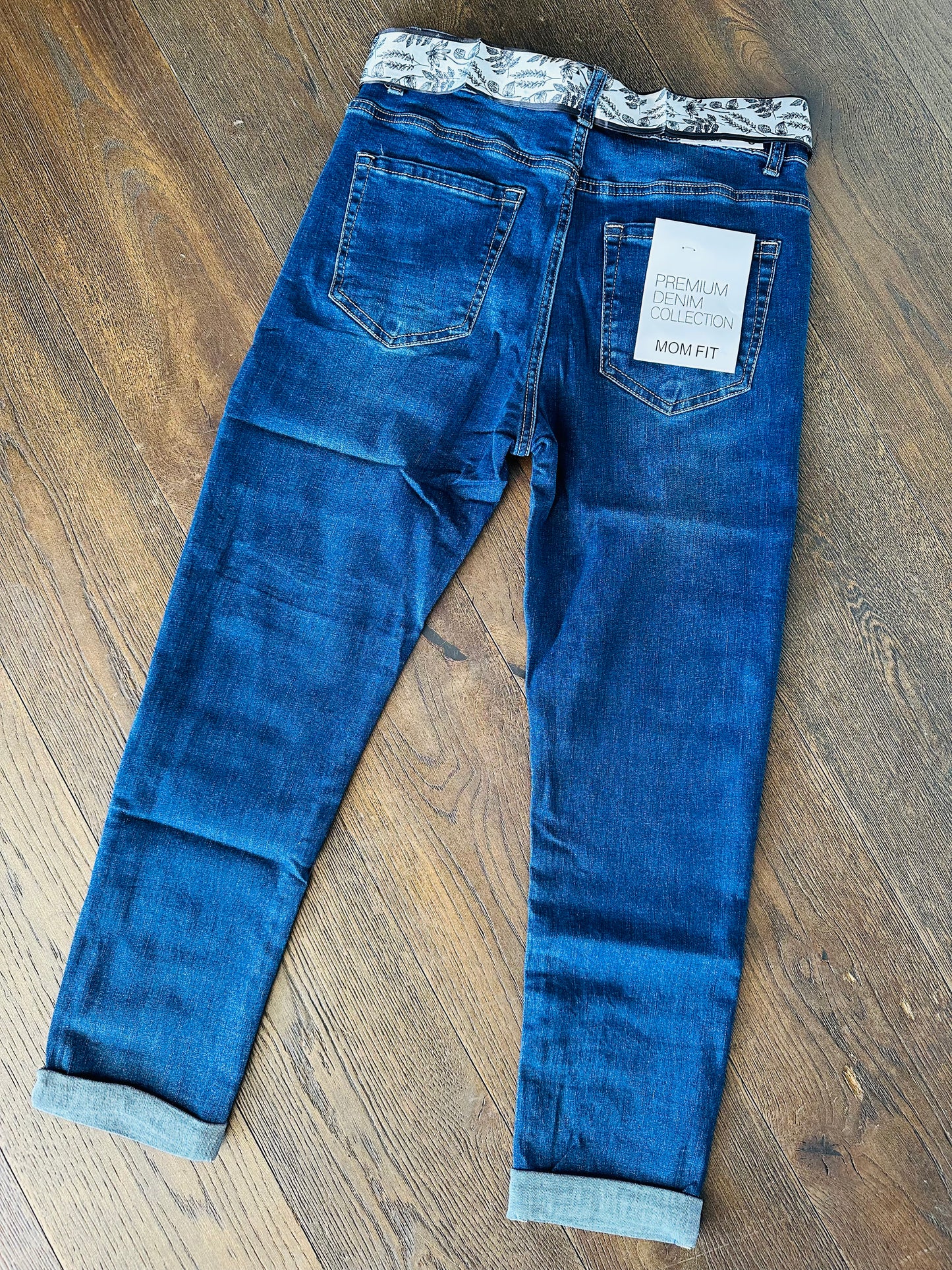 JEANS MOM FIT CINTURINA MISS NATALIE