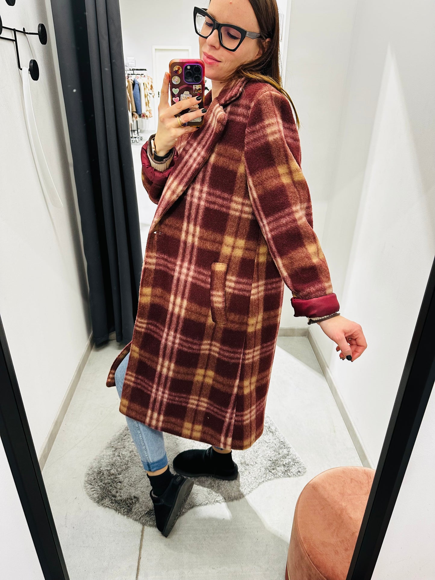 CAPPOTTO LUNGO QUADRI