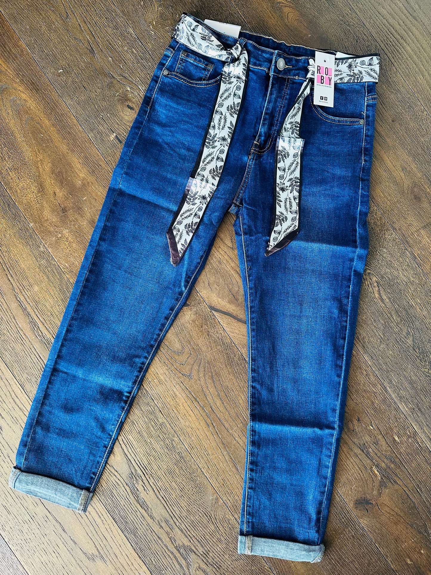 JEANS MOM FIT CINTURINA MISS NATALIE