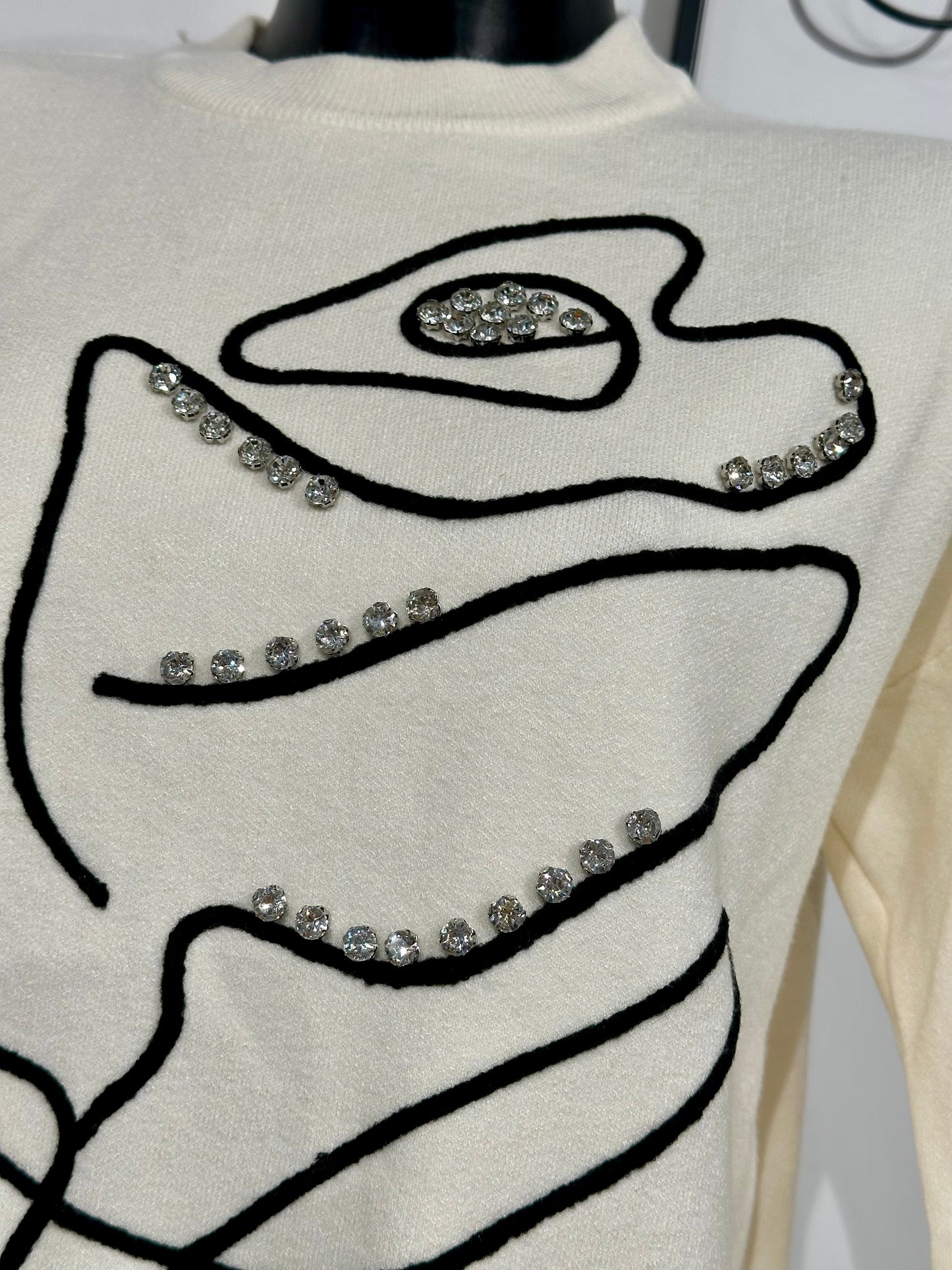 MAGLIONE ROSA e BRILLANTI