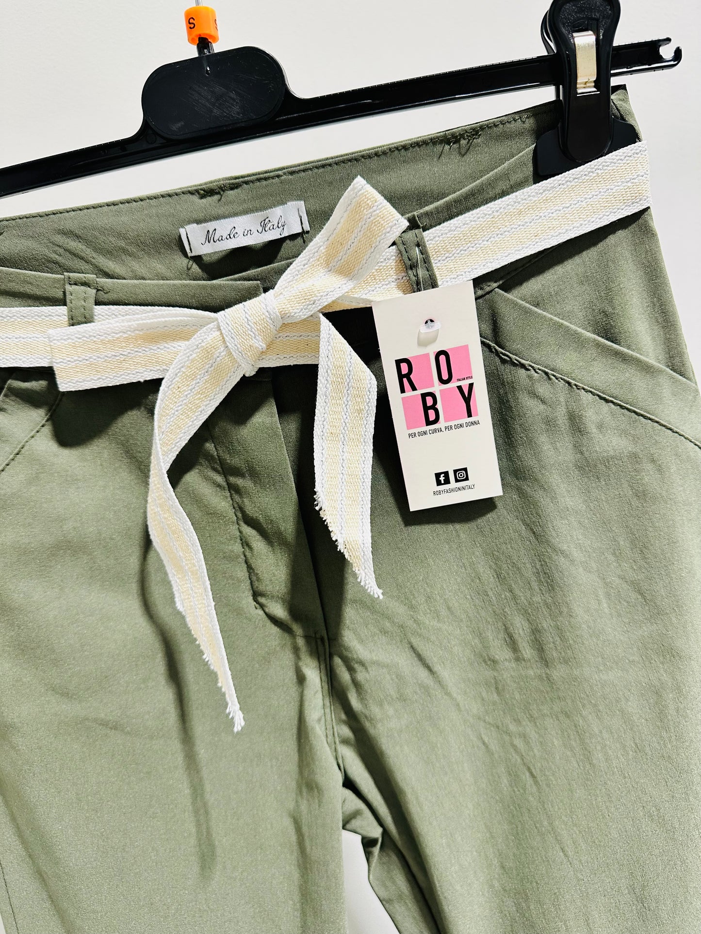 PANTALONI SKINNY VISCOSA ELASTICIZZATA