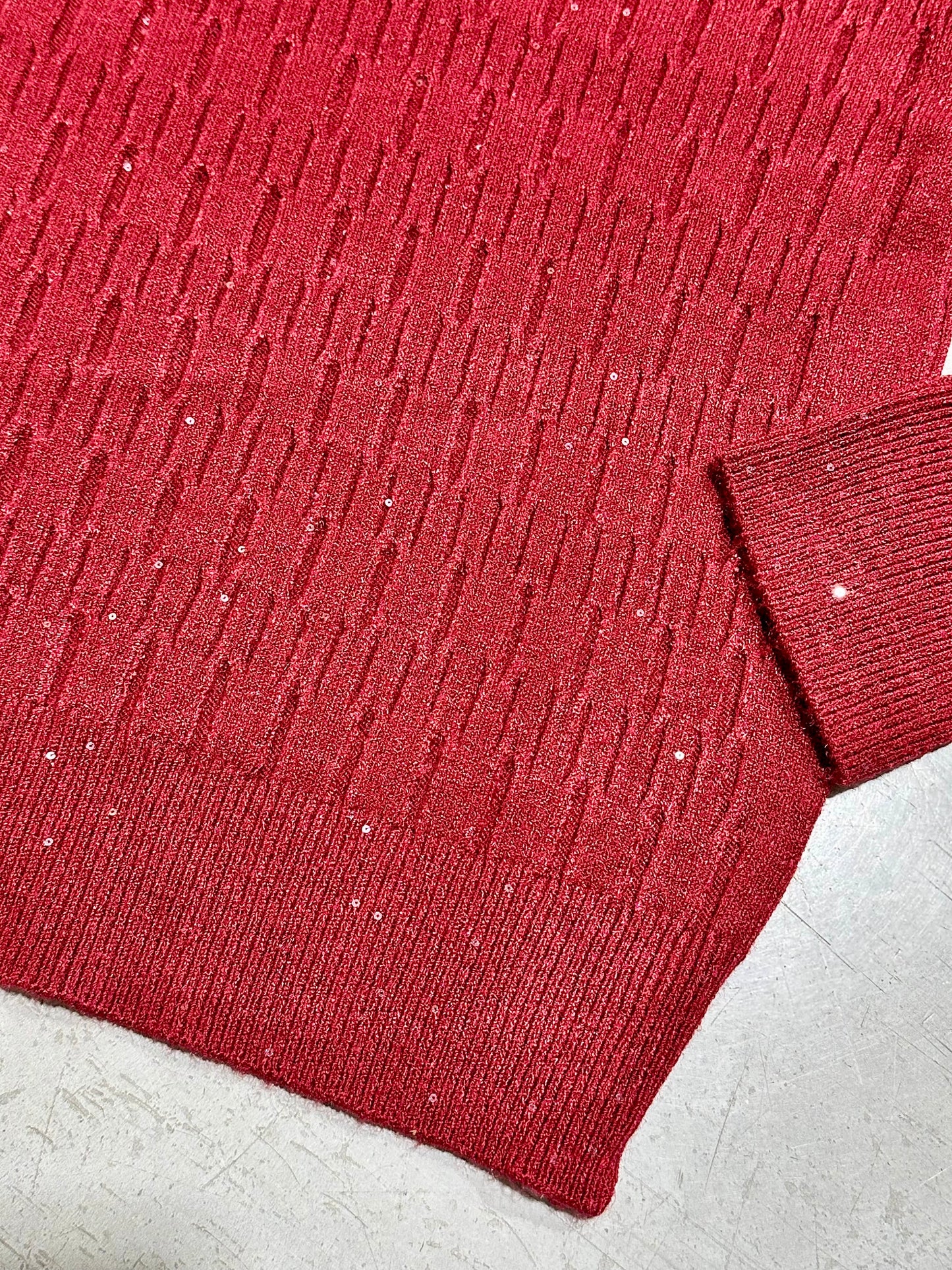 MAGLIONCINO TRECCINE PAILLETTES