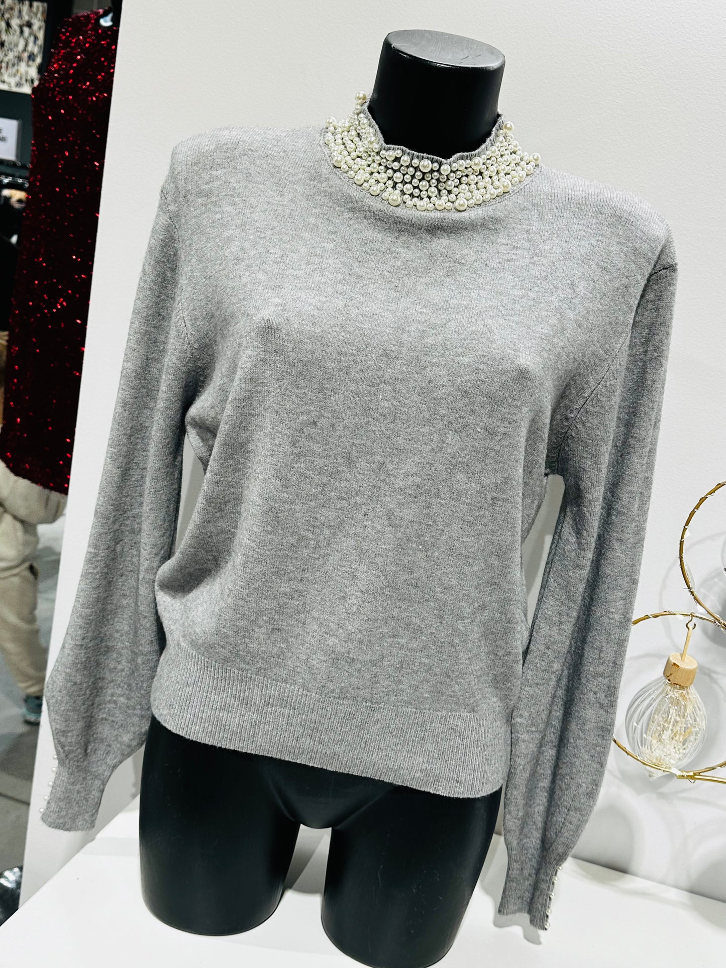 MAGLIONCINO PERLE COLLETTO