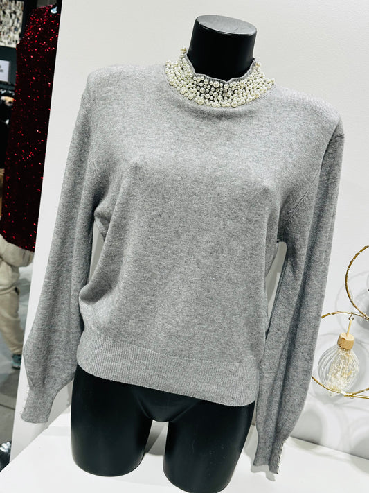 MAGLIONCINO PERLE COLLETTO