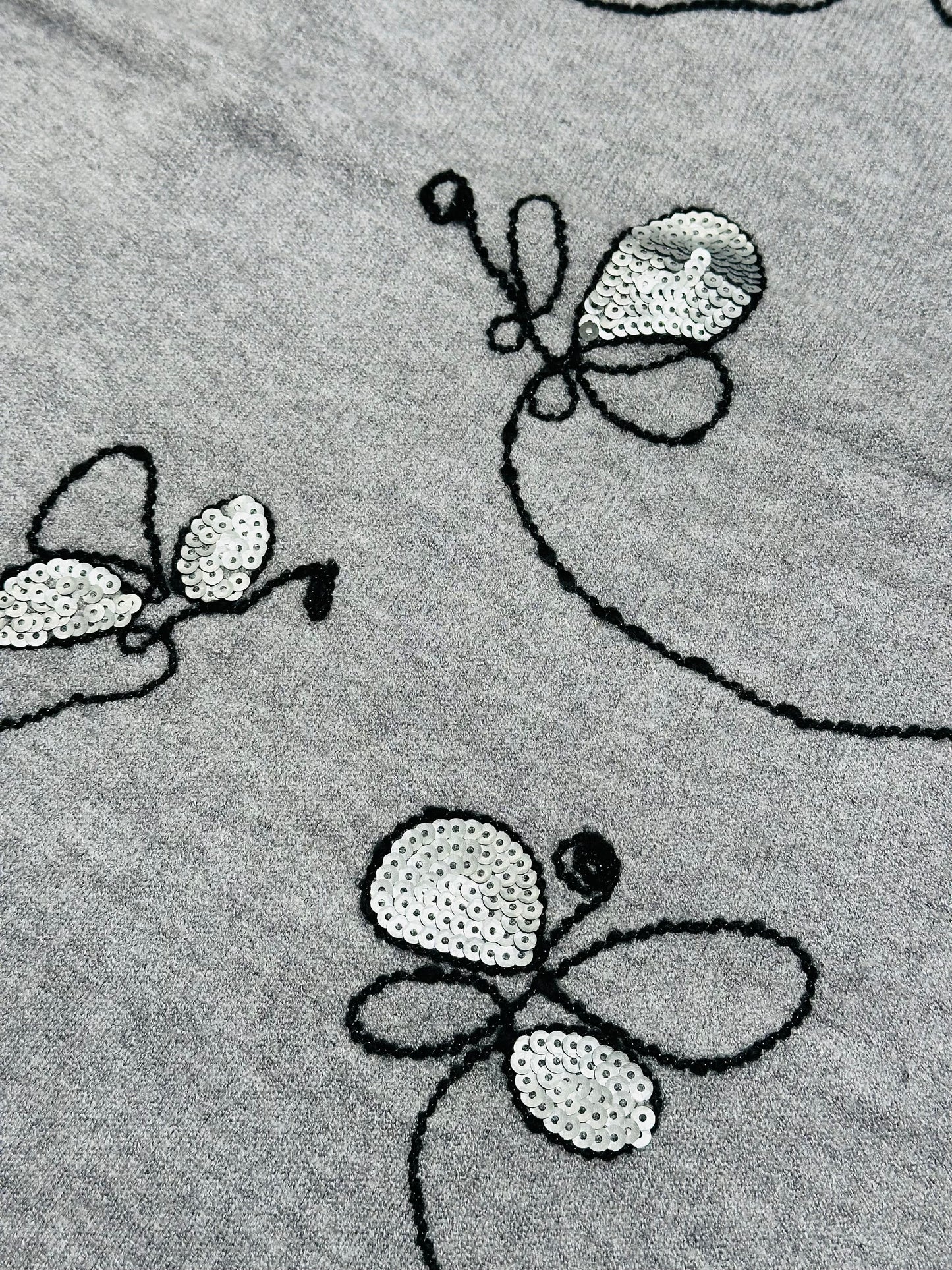 MAGLIONCINO FARFALLE PAILLETTES