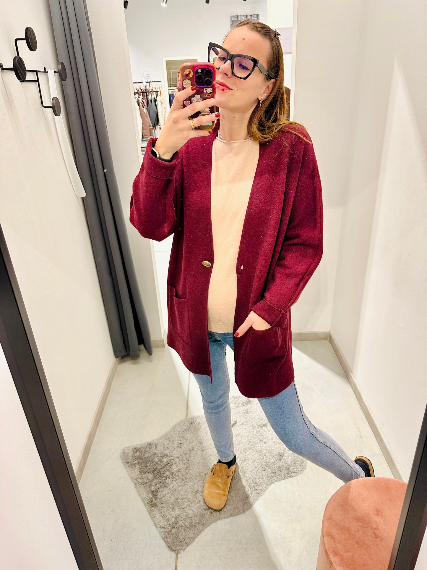 CARDIGAN BRILLANTINI CURVY