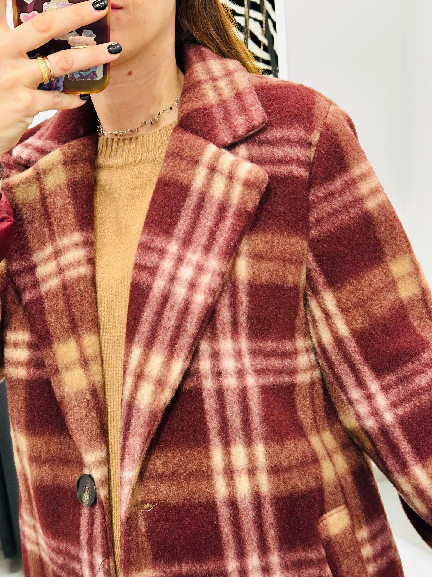 CAPPOTTO LUNGO QUADRI