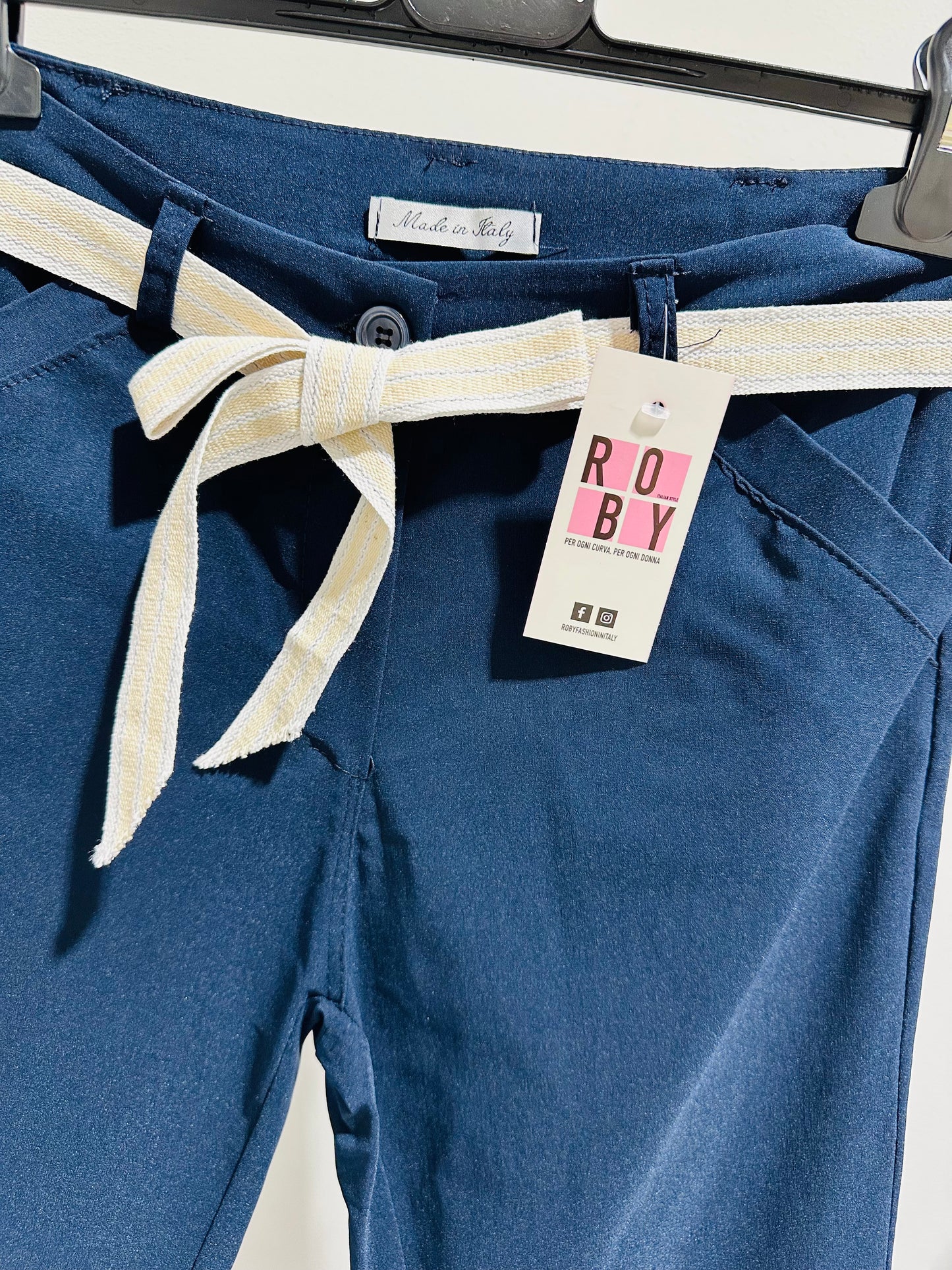 PANTALONI SKINNY VISCOSA ELASTICIZZATA