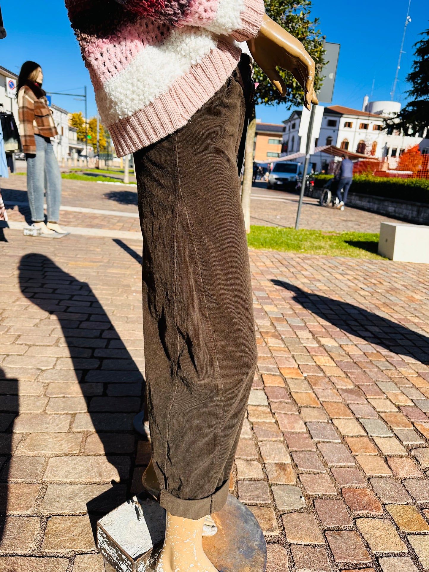 PANTALONI VELLUTO PALLONCINO