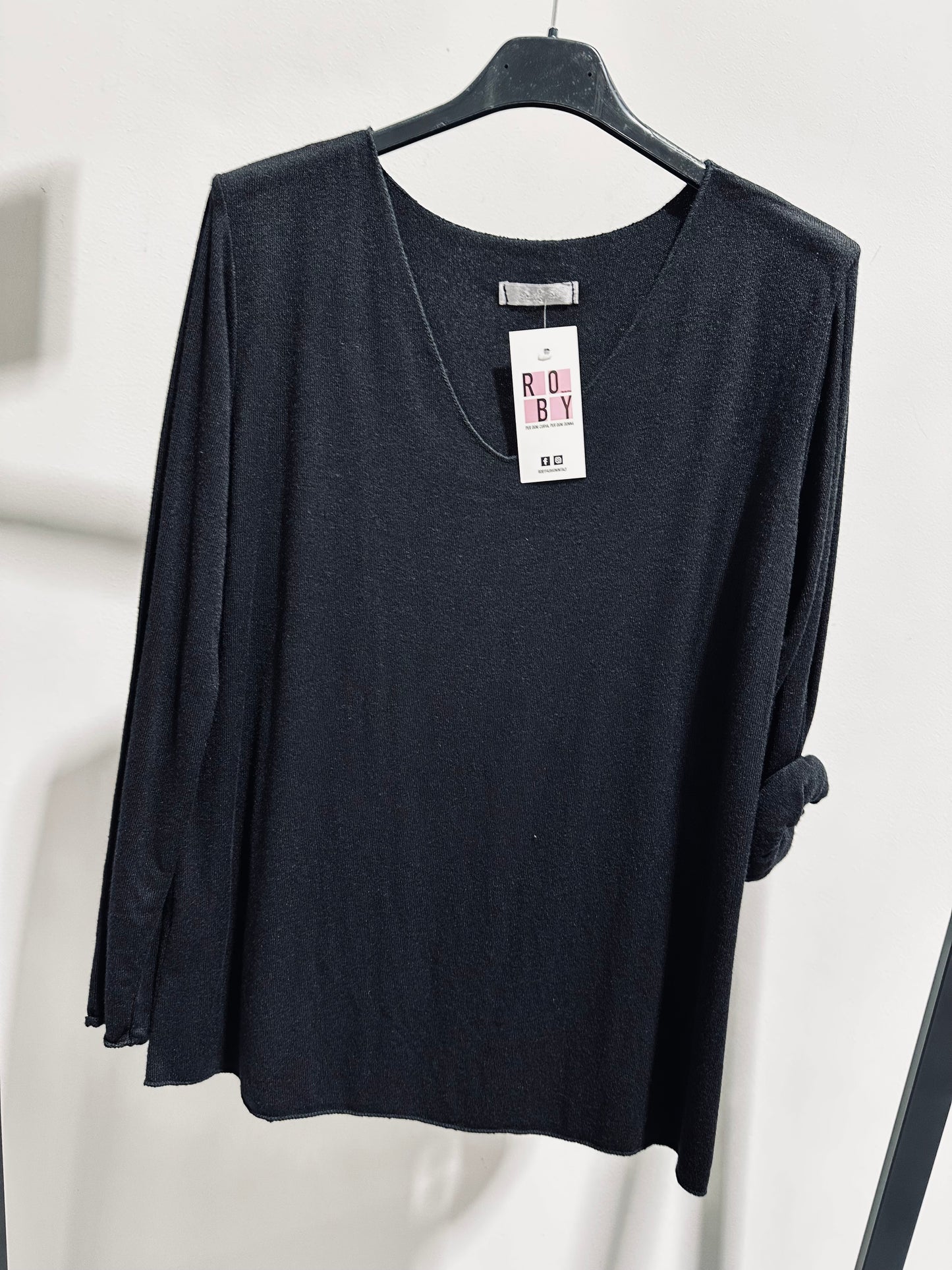 MAGLIETTA VISCOSA SCOLLO V