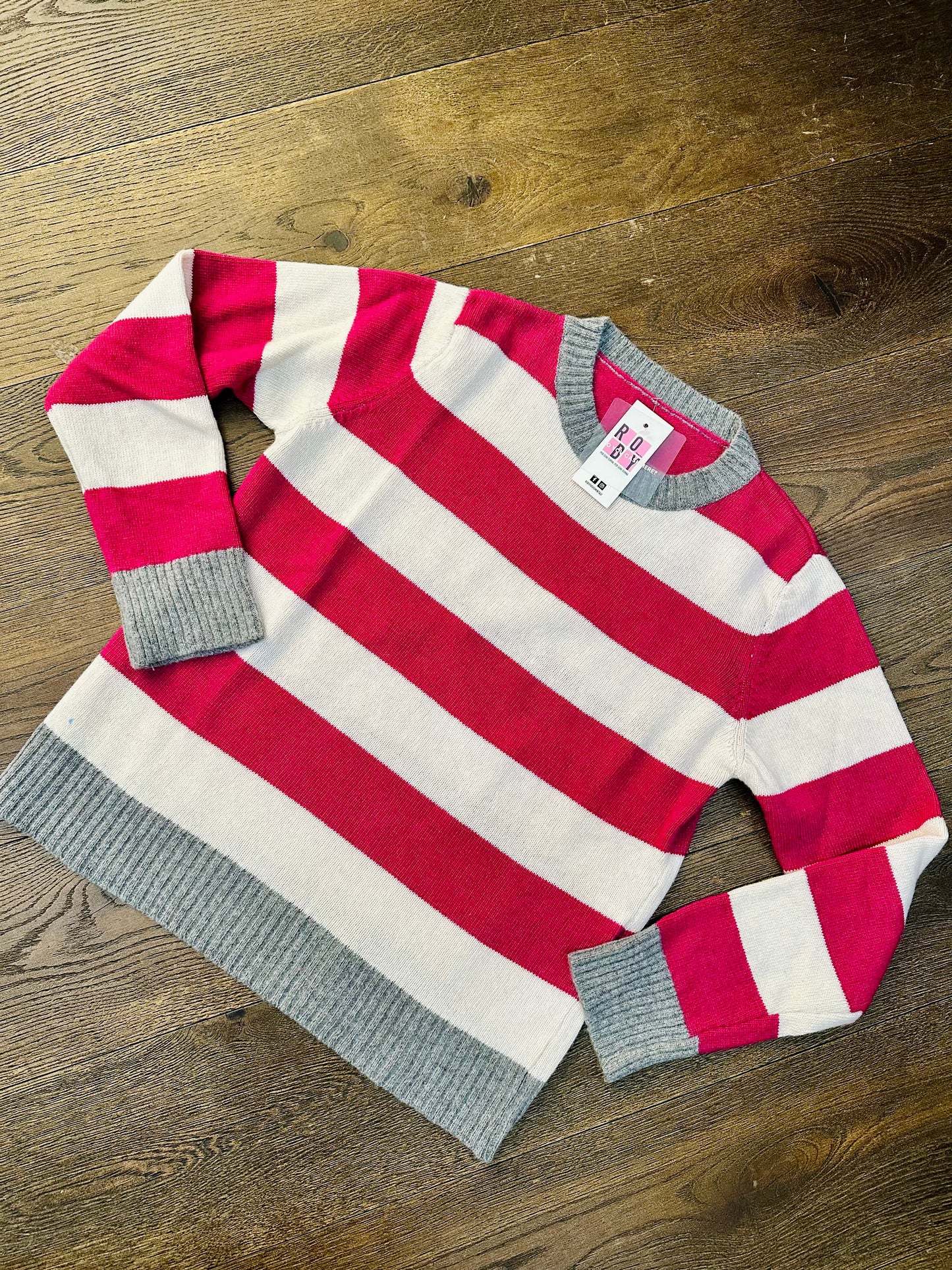 MAGLIONCINO RIGATO CASHMERE/LANA