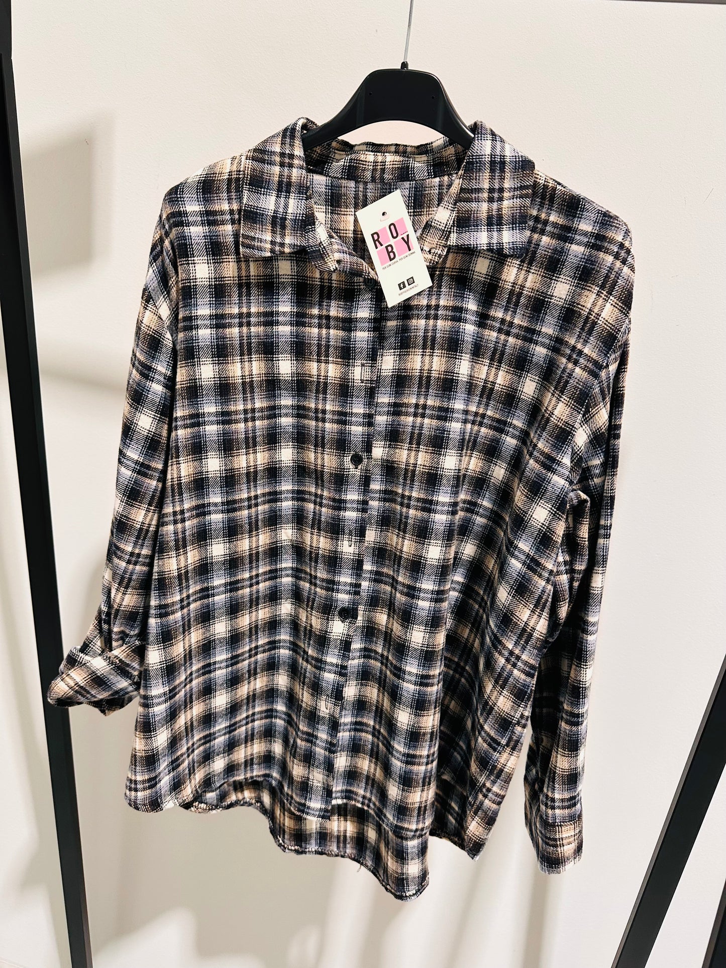 CAMICIA PRINCIPE GALLES FLANELLA