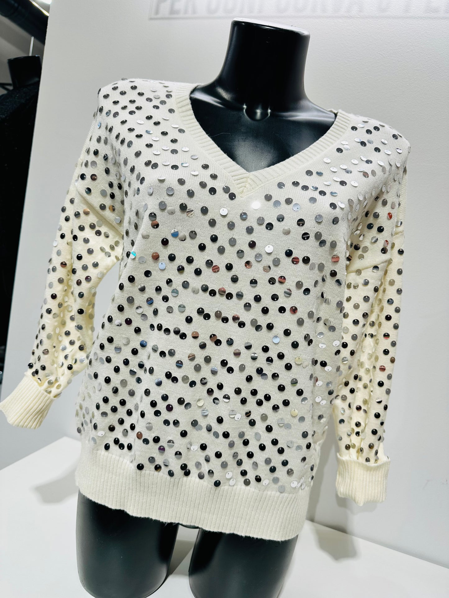 MAGLIOCINO A V PAILLETTES