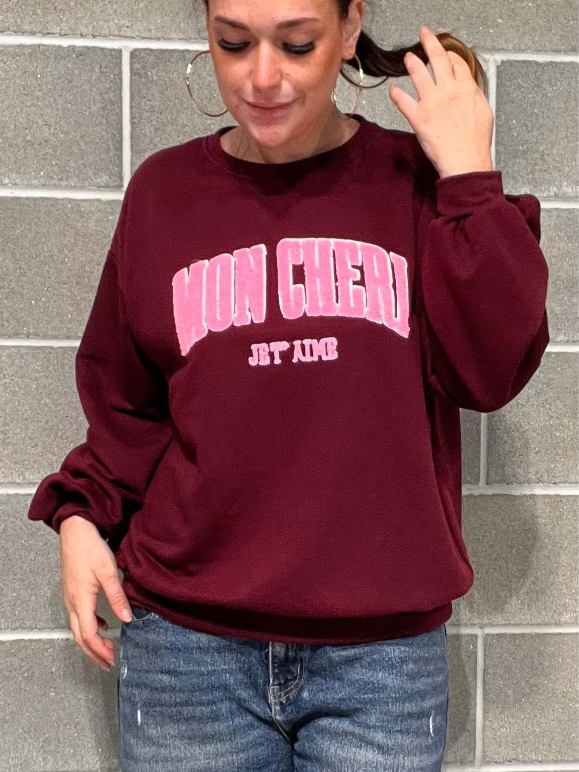 FELPA OVERSIZE “MON CHERI”