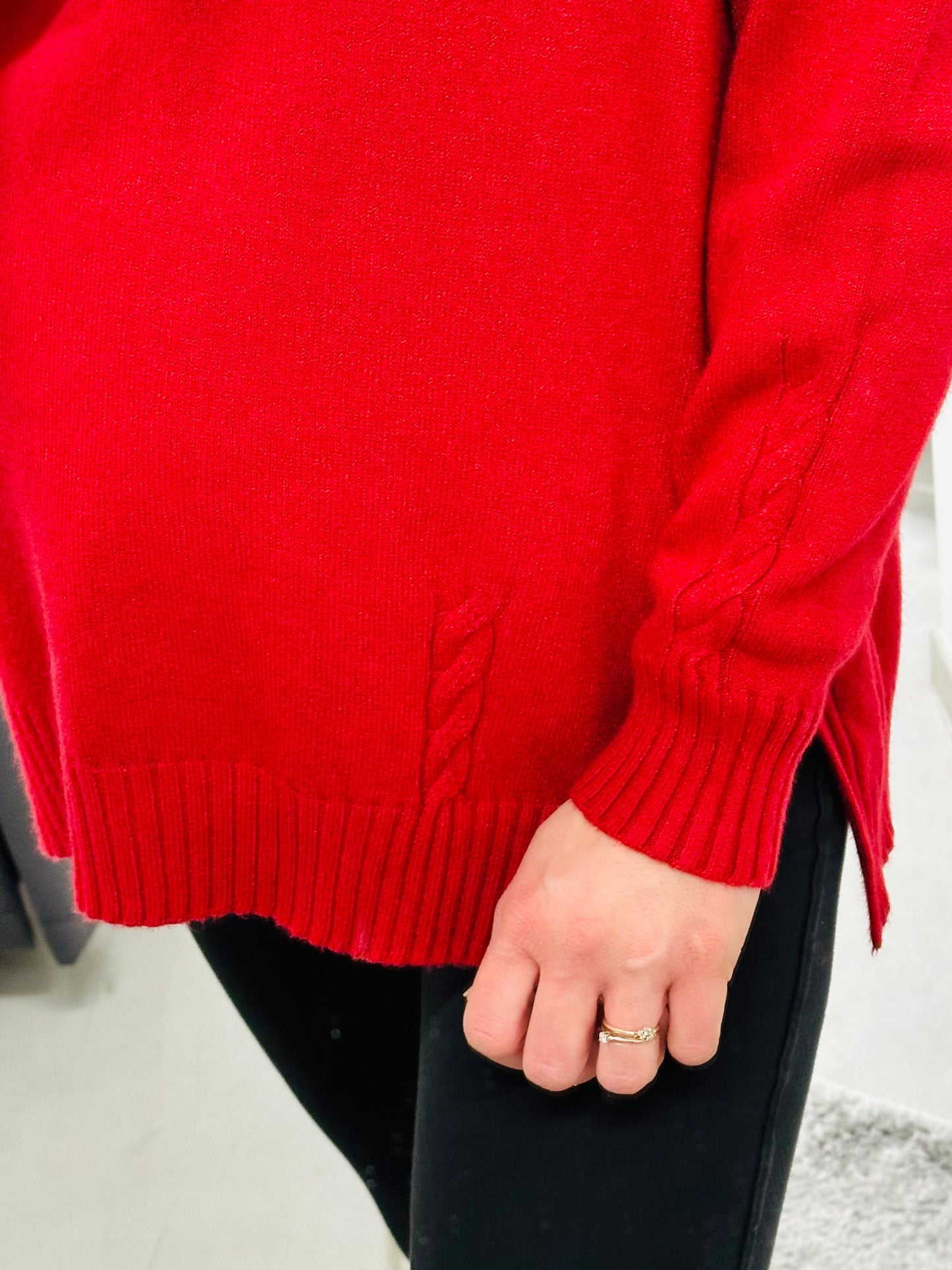 MAGLIONE LUPETTO SPACCHETTI CURVY