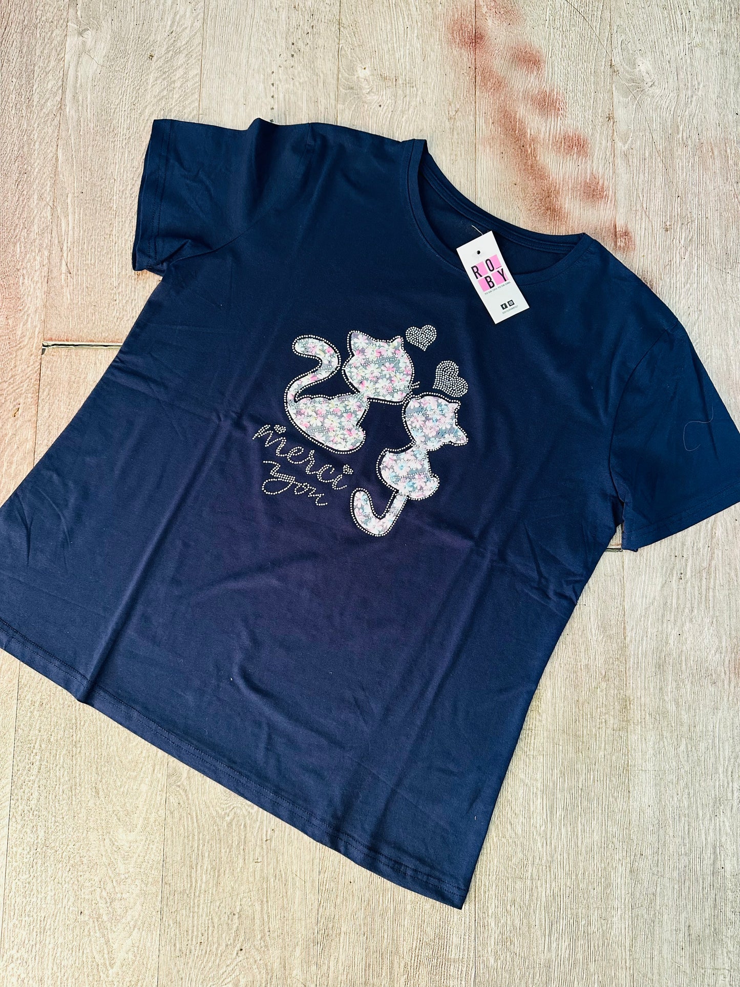 T-SHIRT MICI “Merci you” CURVY
