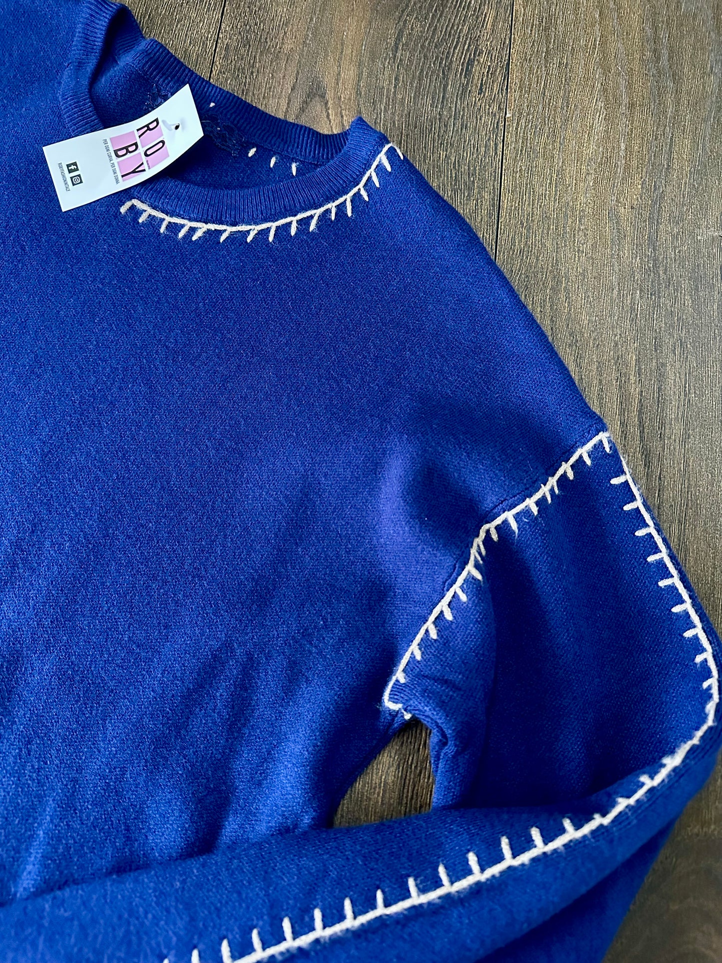 MAGLIONE CUCITURE RILIEVO