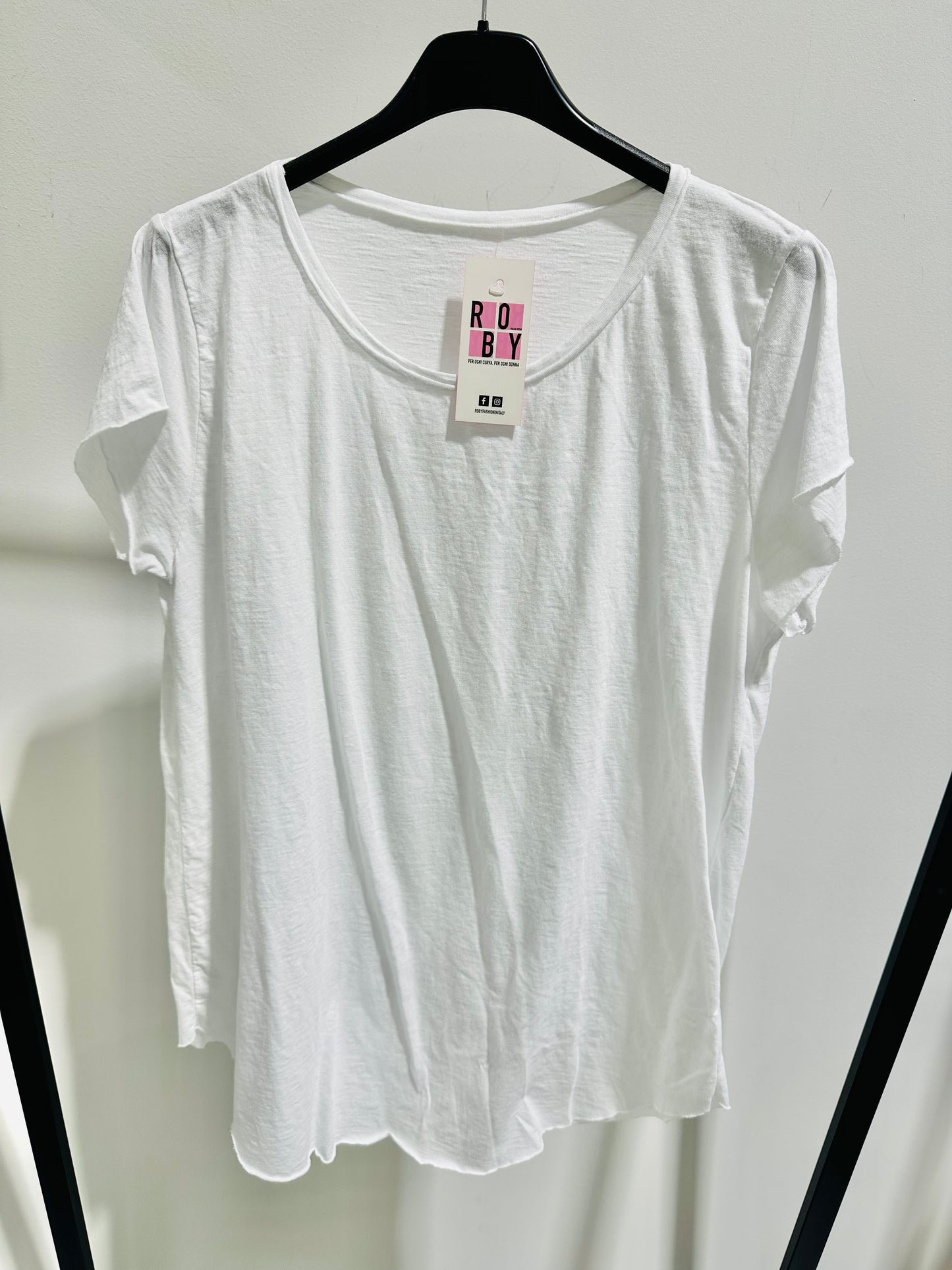 T-SHIRT BASIC TAGLIO VIVO