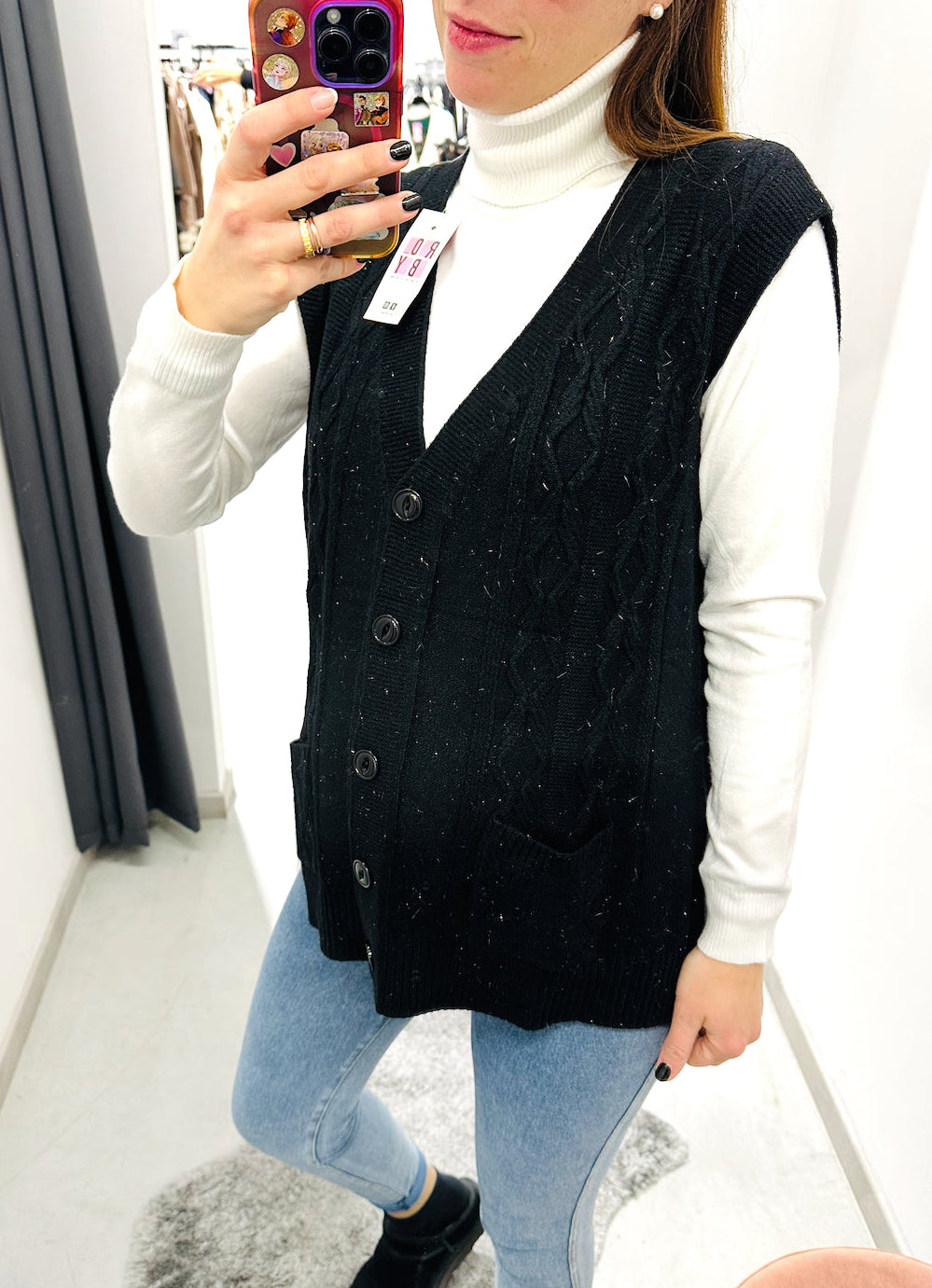 GILET LAMINATO CURVY