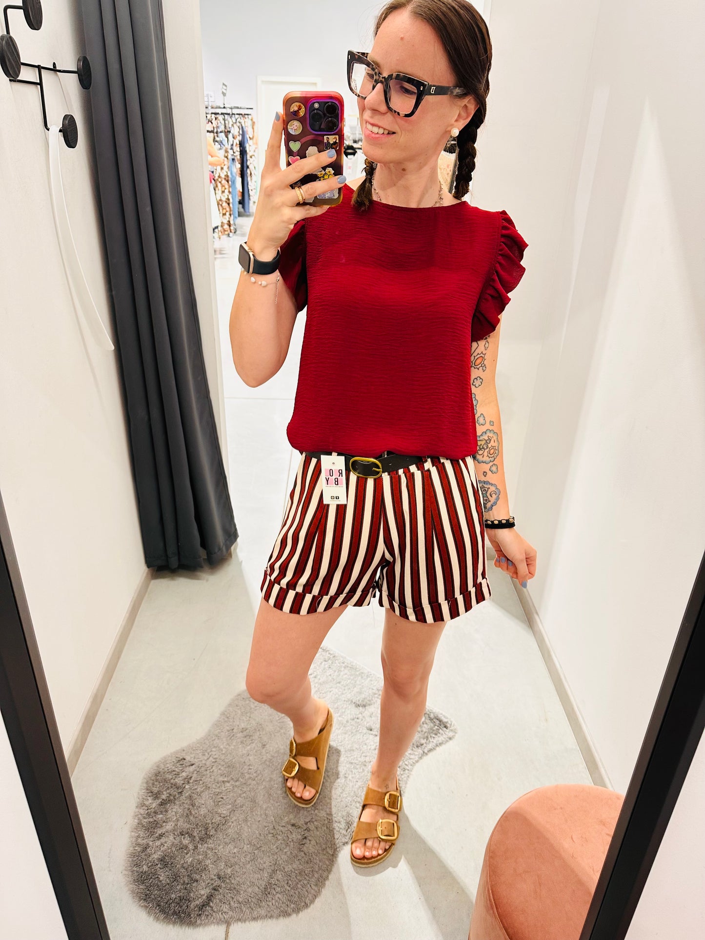SHORTS RIGATI