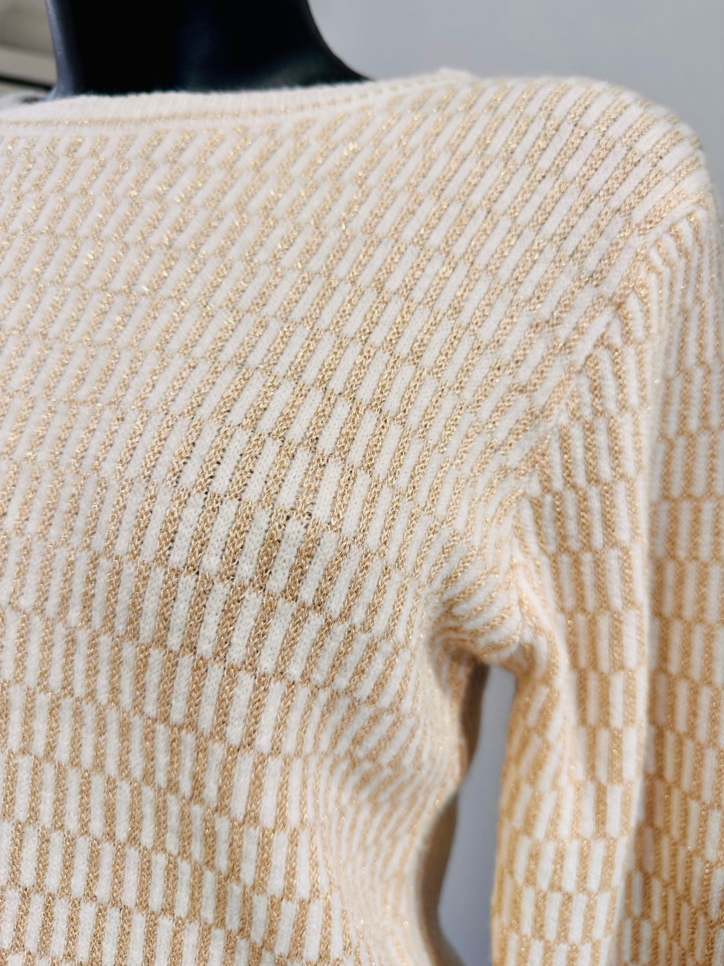 MAGLIONE LAMINATO MISTO LANA