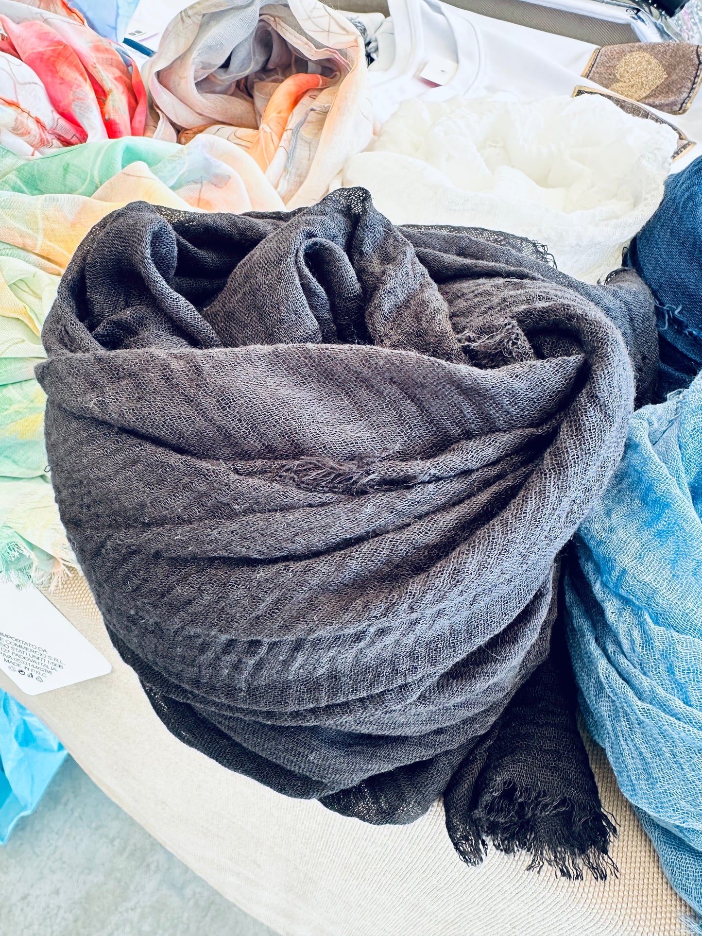 SCIARPA BASIC VISCOSA/COTONE