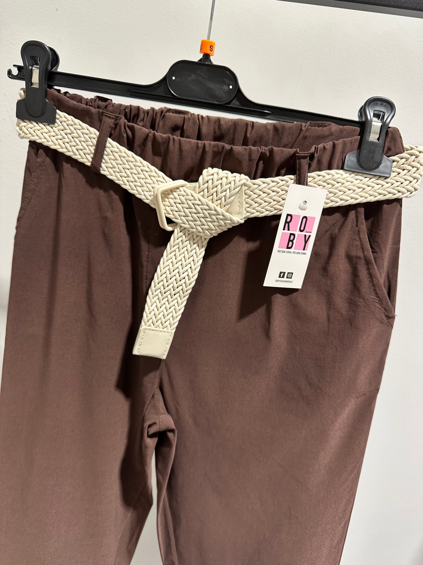 PANTALONI VISCOSA ELASTICIZZATA