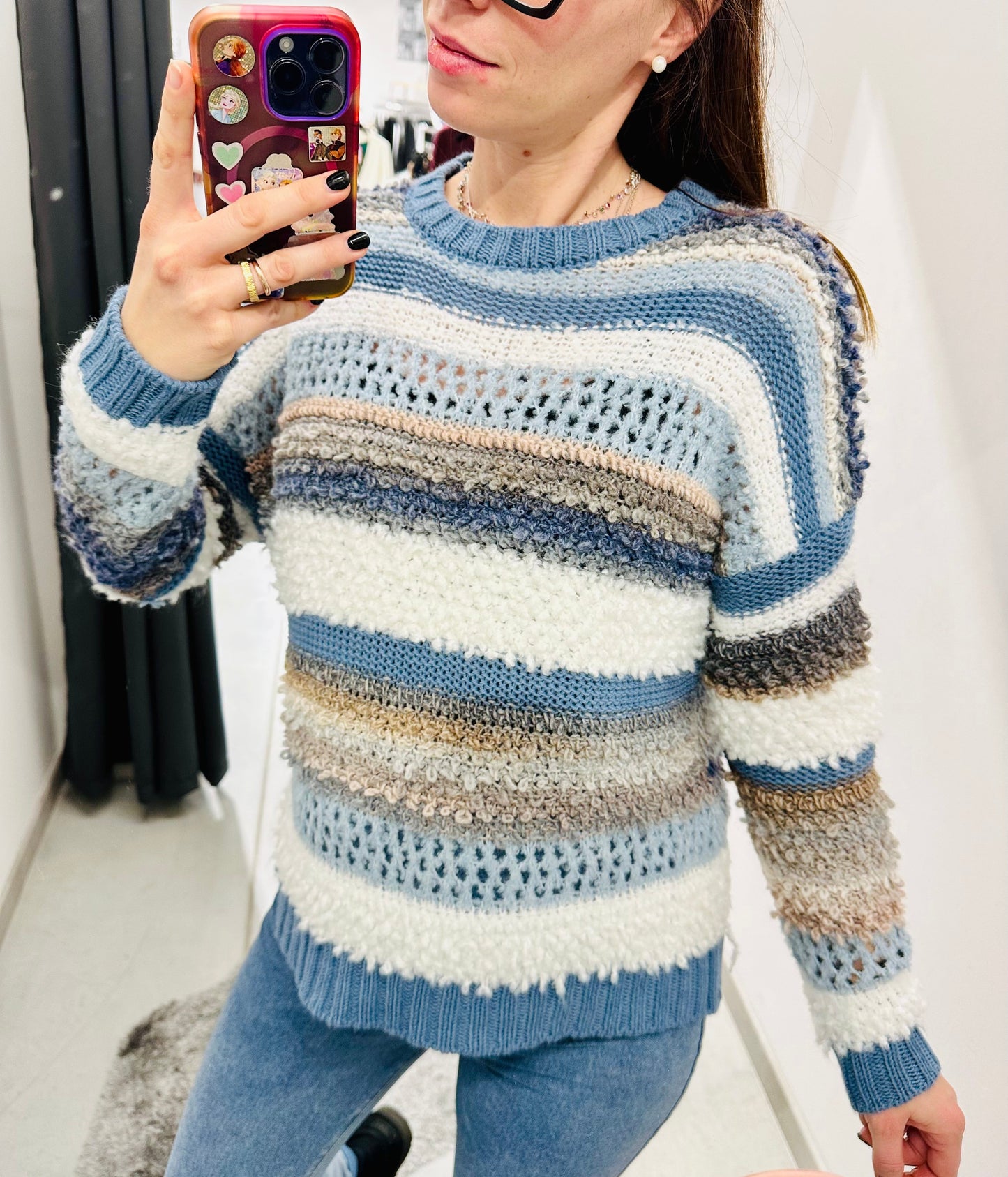 MAGLIONE LAVORATO MISTO LANA MADDY