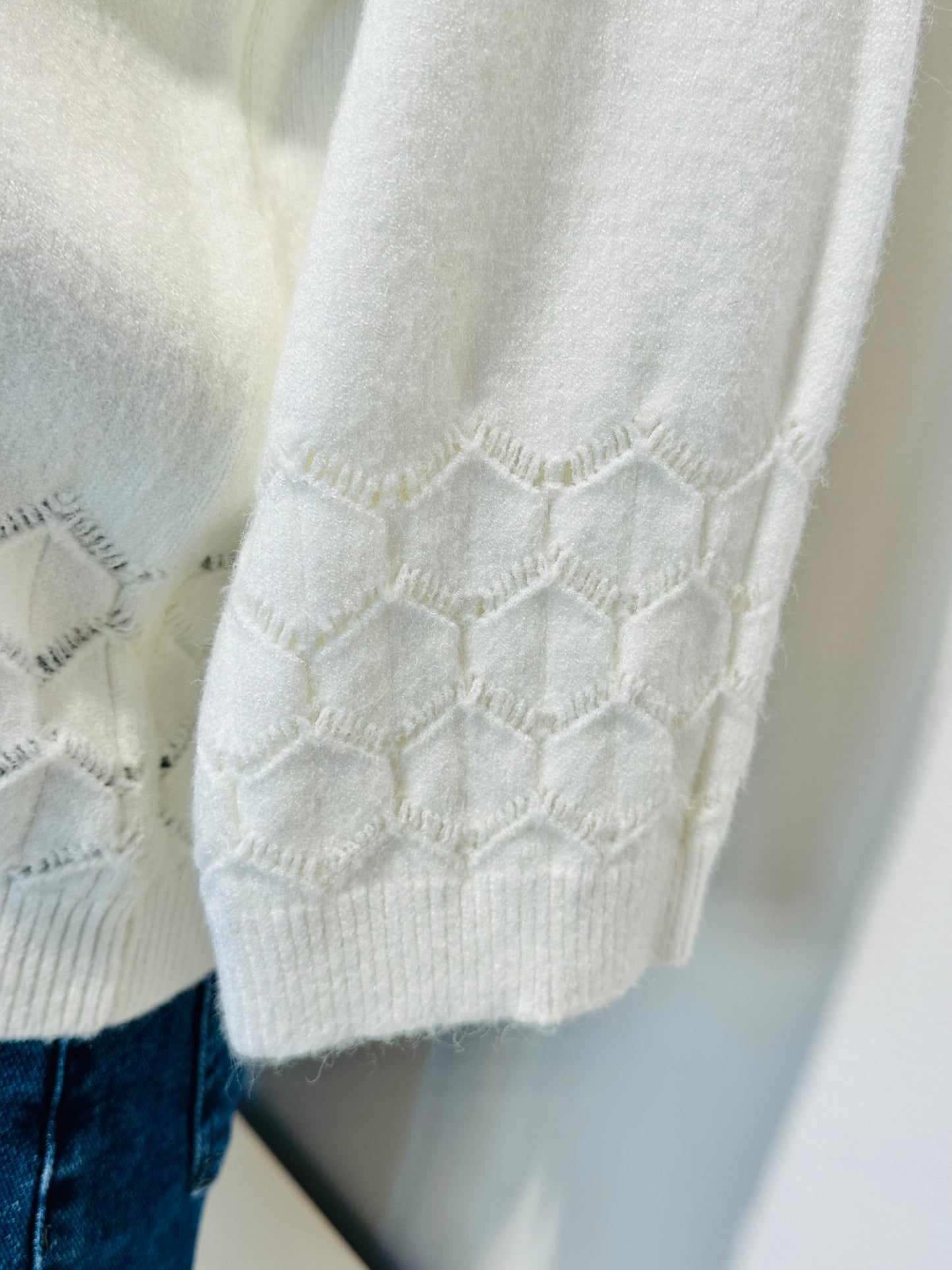 MAGLIONCINO TRAFORATO MANICHE 3/4