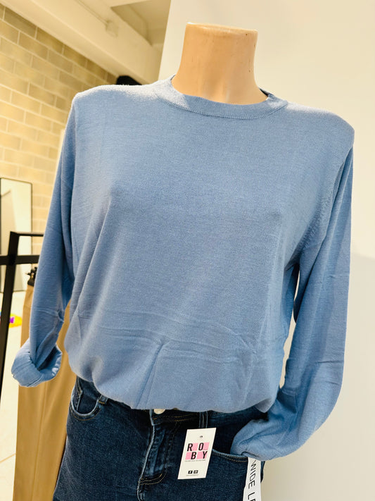 MAGLIONCINO BASIC MISTO CASHMERE