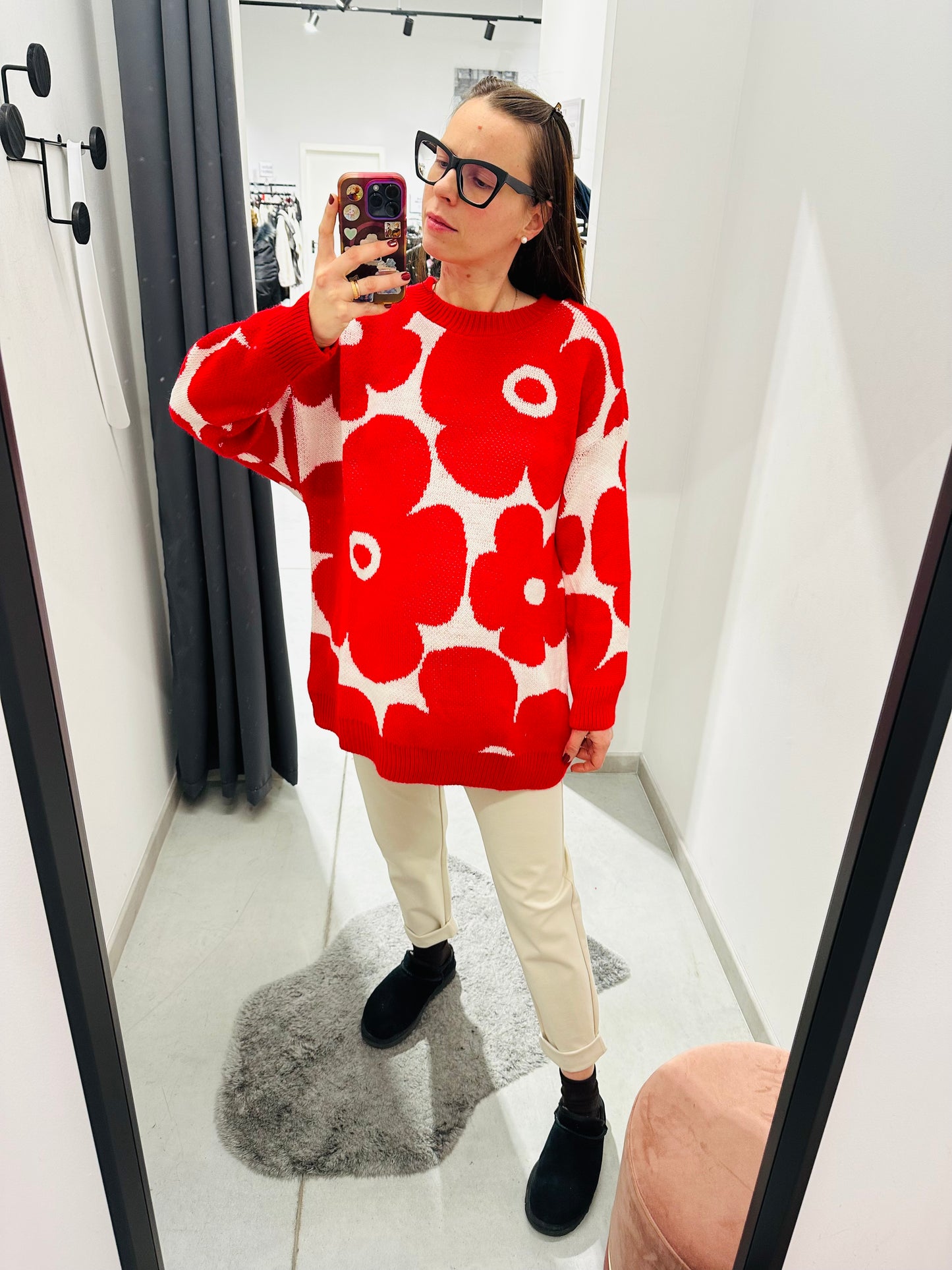 MAGLIONE FIORELLONI CURVY