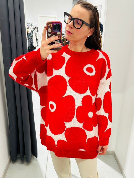 MAGLIONE FIORELLONI CURVY