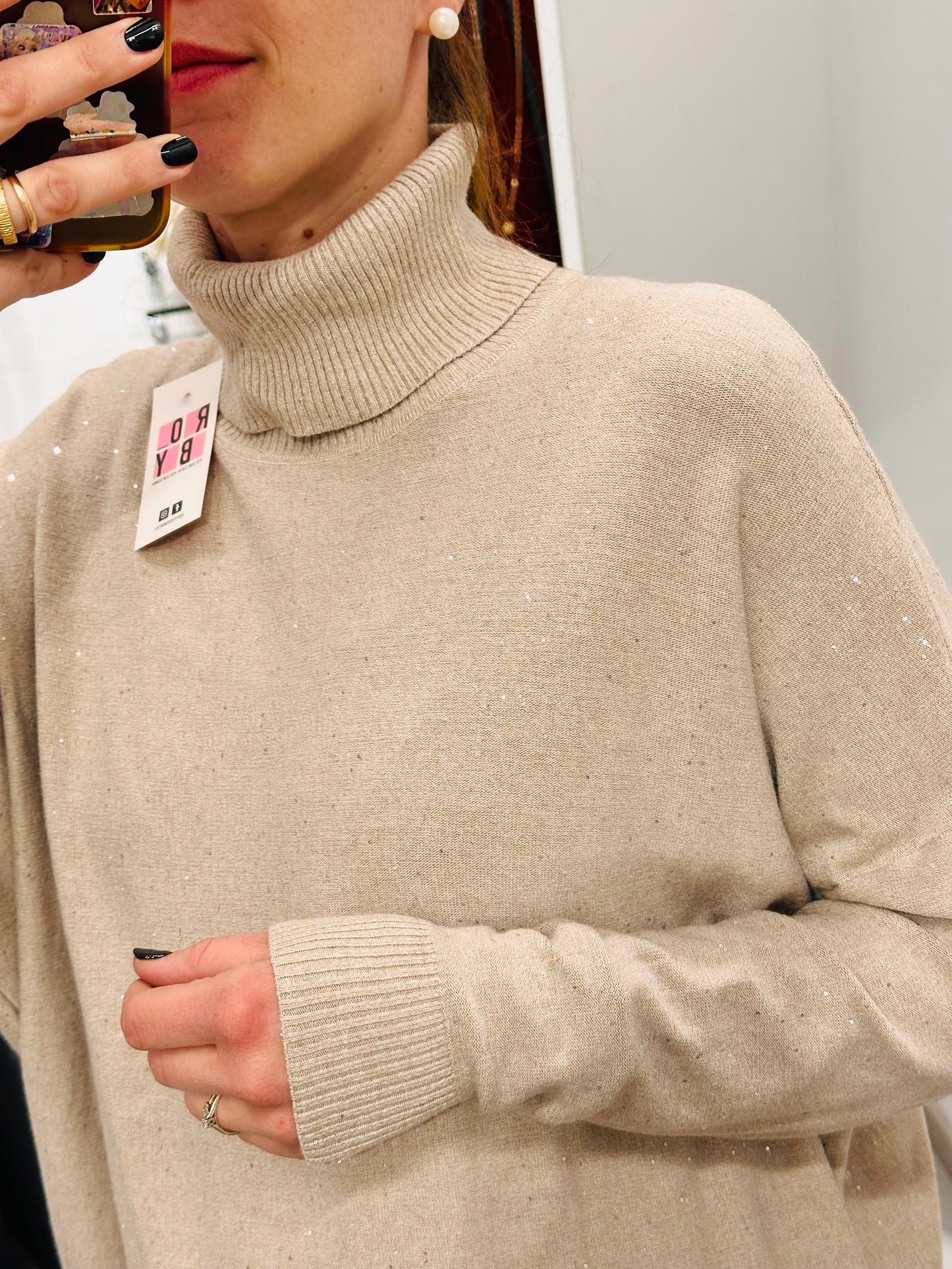 ABITO OVER PAILLETTES CURVY