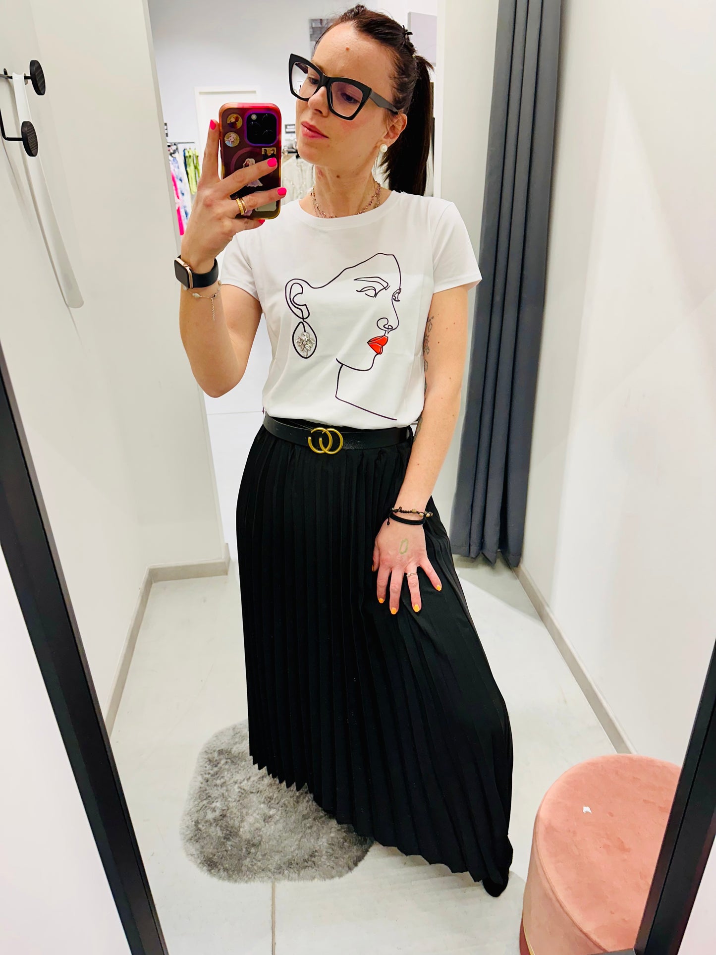 T-SHIRT DONNA ORECCHINO “Civico1”