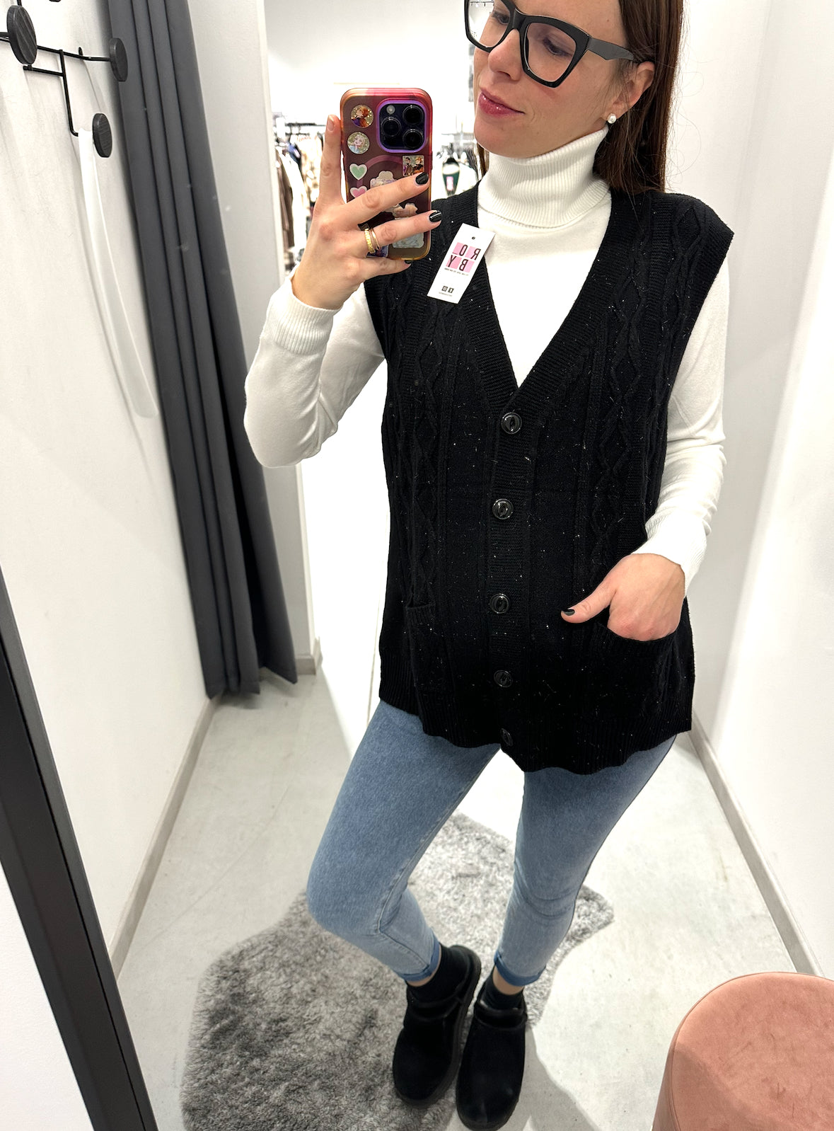 GILET LAMINATO CURVY