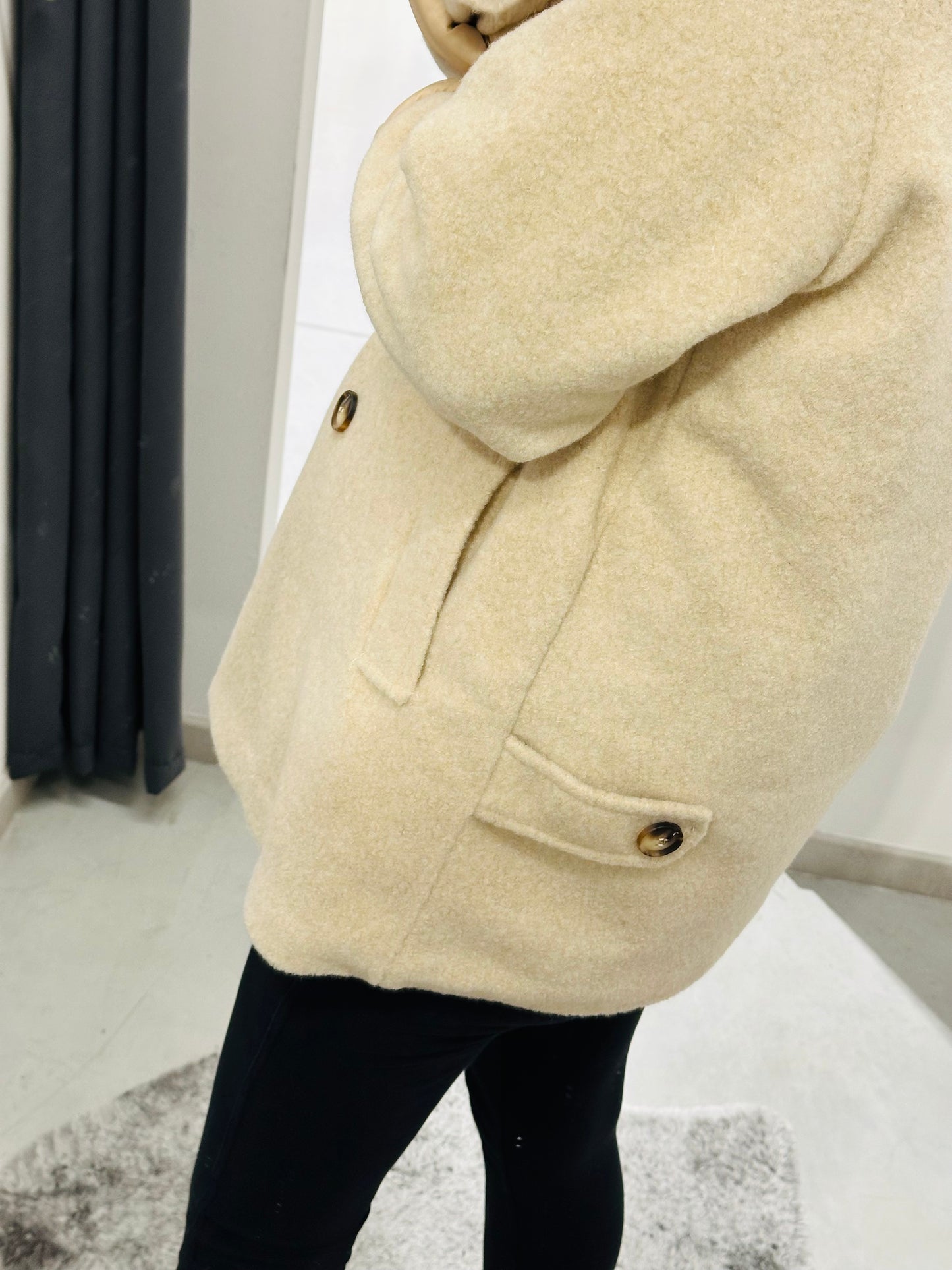 CAPPOTTO DOPPIOPETTO TINTA UNITA