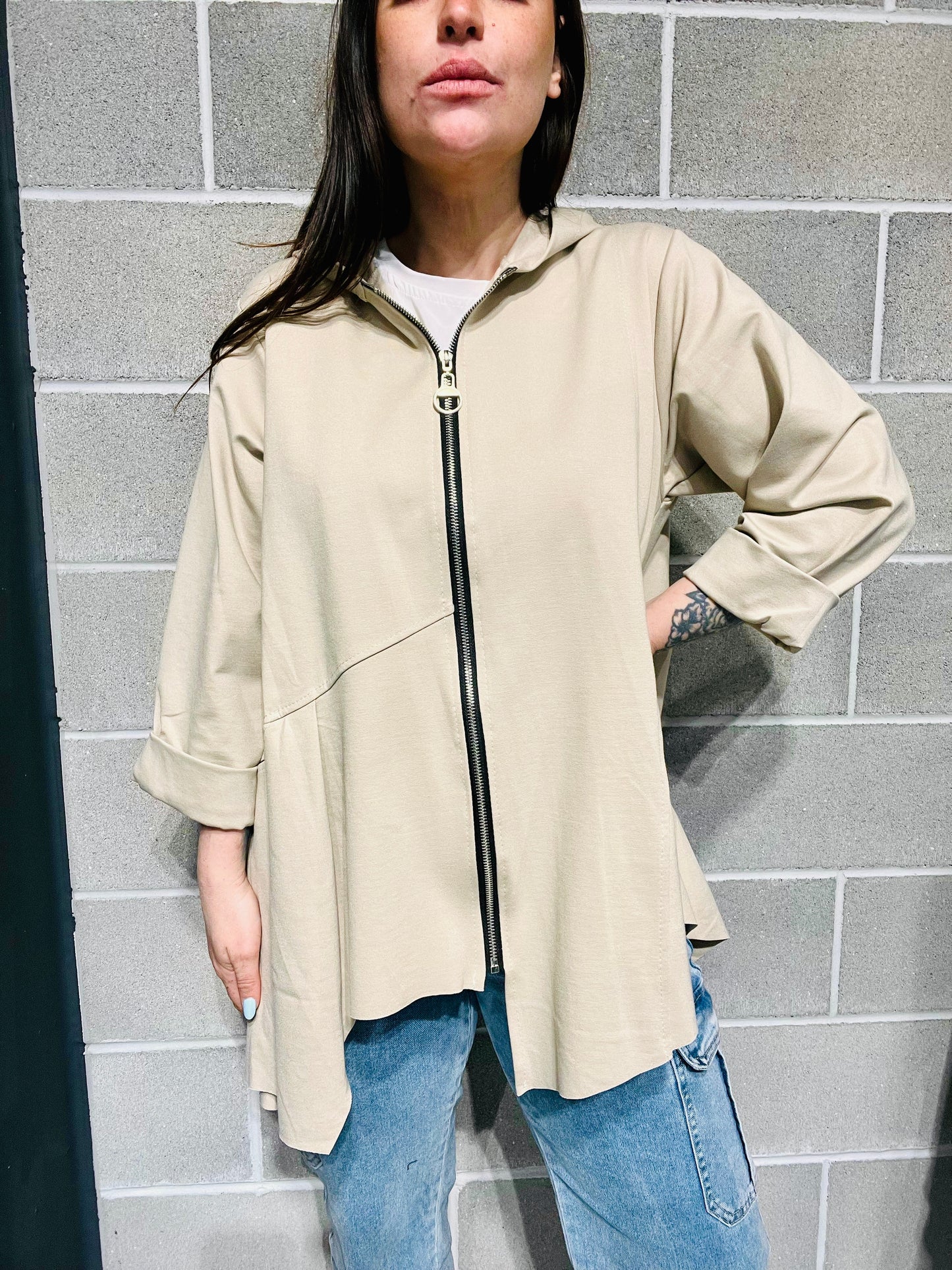 CARDIGAN ZIP CURVY