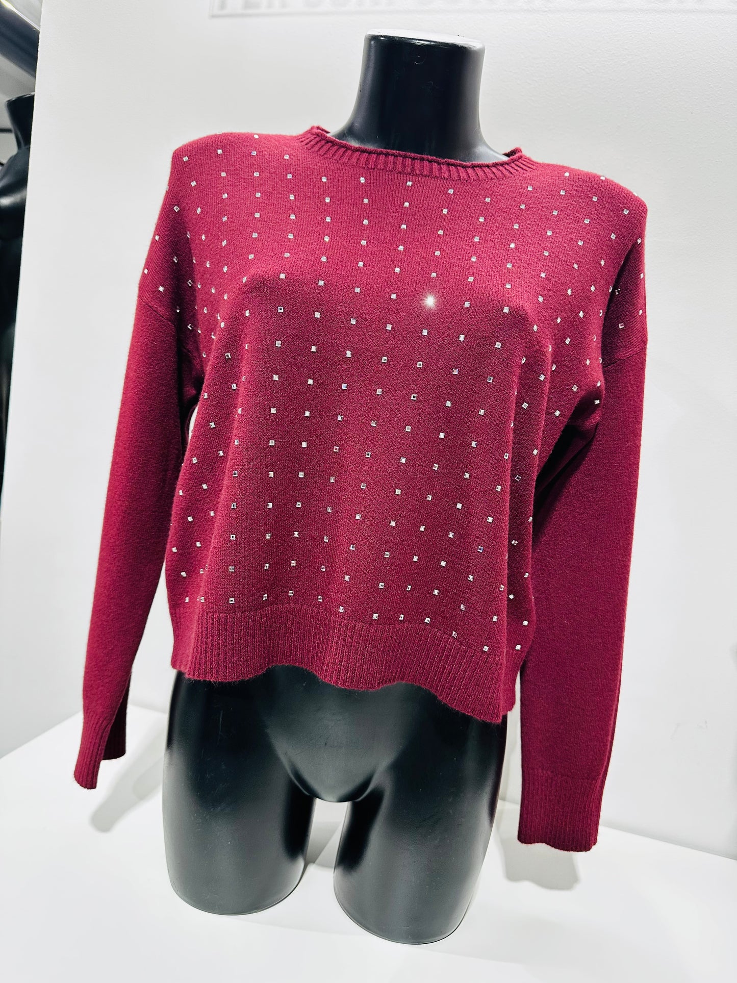 MAGLIONCINO CROP BRILLANTINI