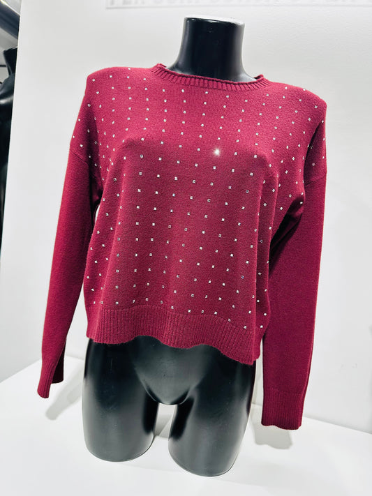 MAGLIONCINO CROP BRILLANTINI