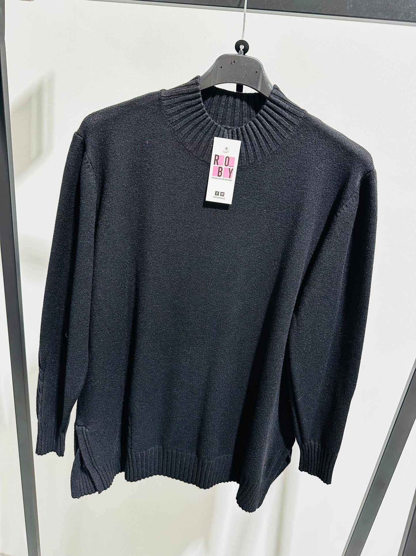 MAGLIONE LUPETTO SPACCHETTI CURVY